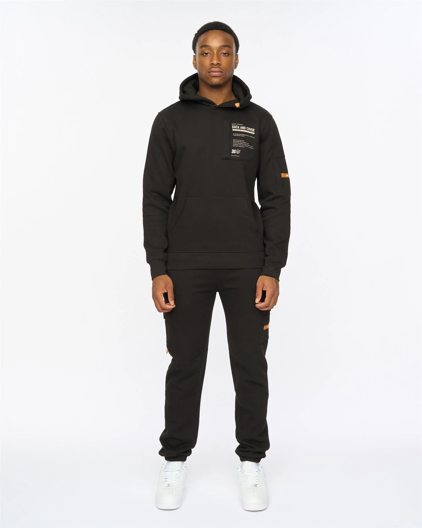 Adamsberg Hoodie & Joggers Set Black
