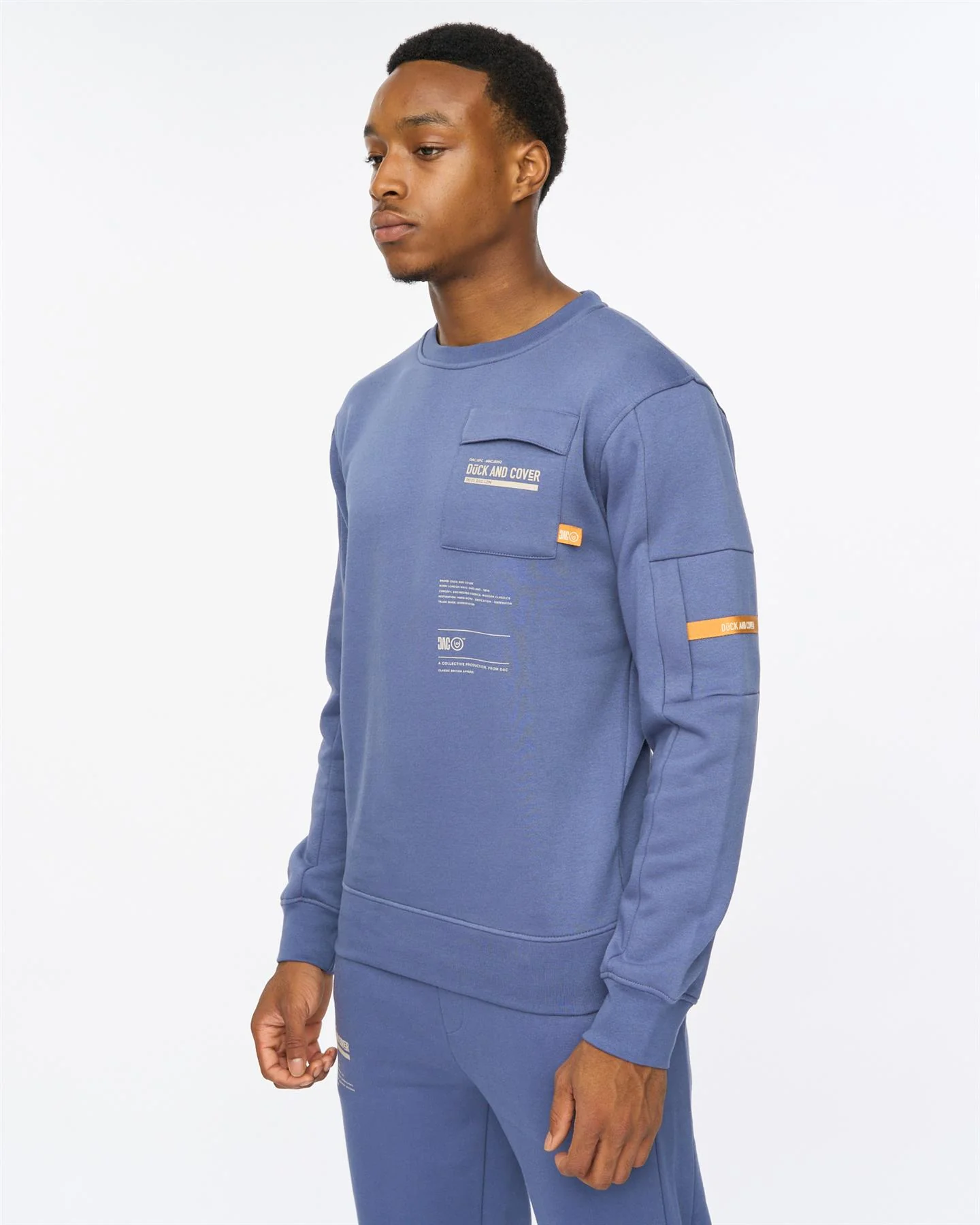 Applewood Crew Sweat Denim Blue - Image 2