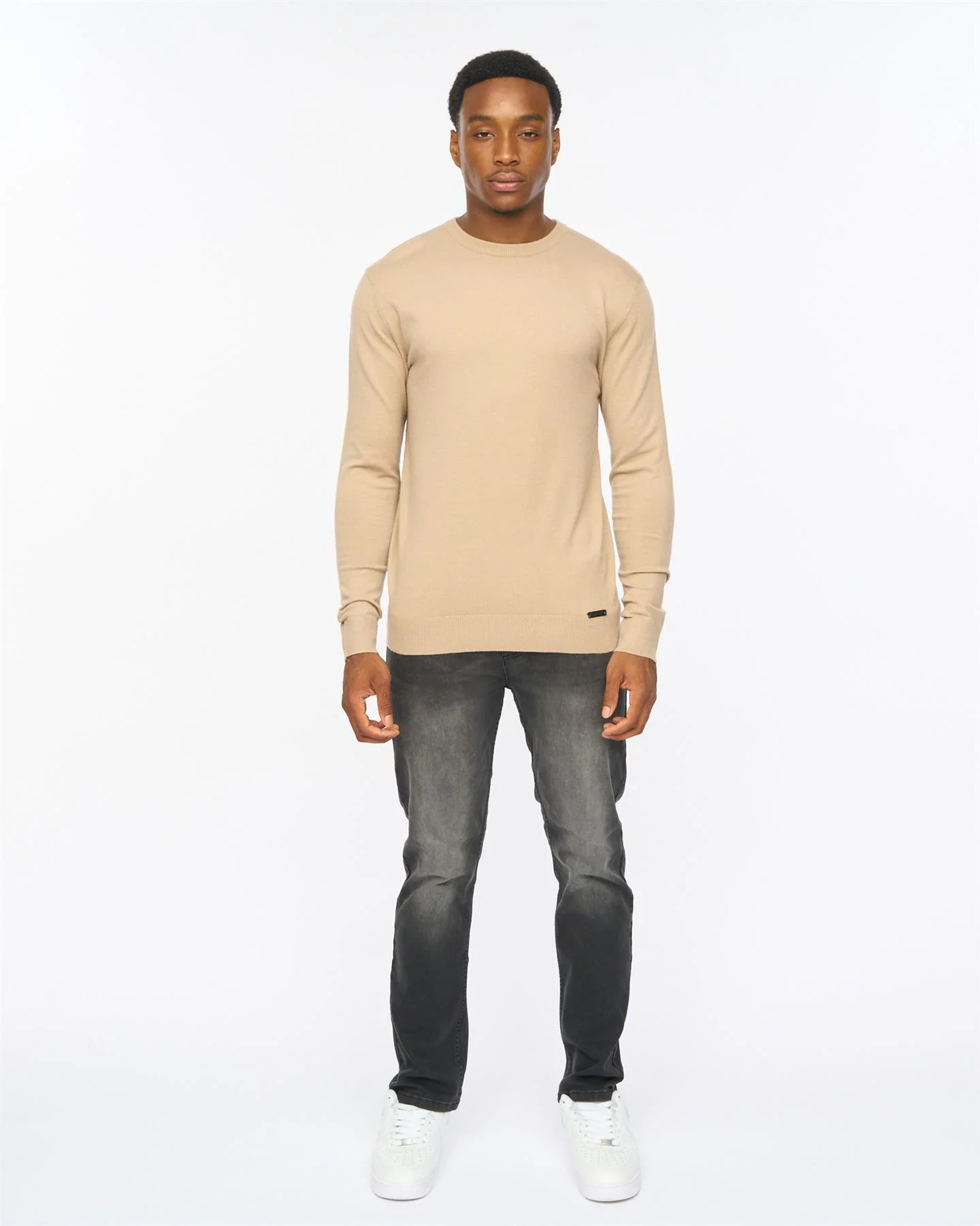 Consenza Crew Knit Stone - Image 3