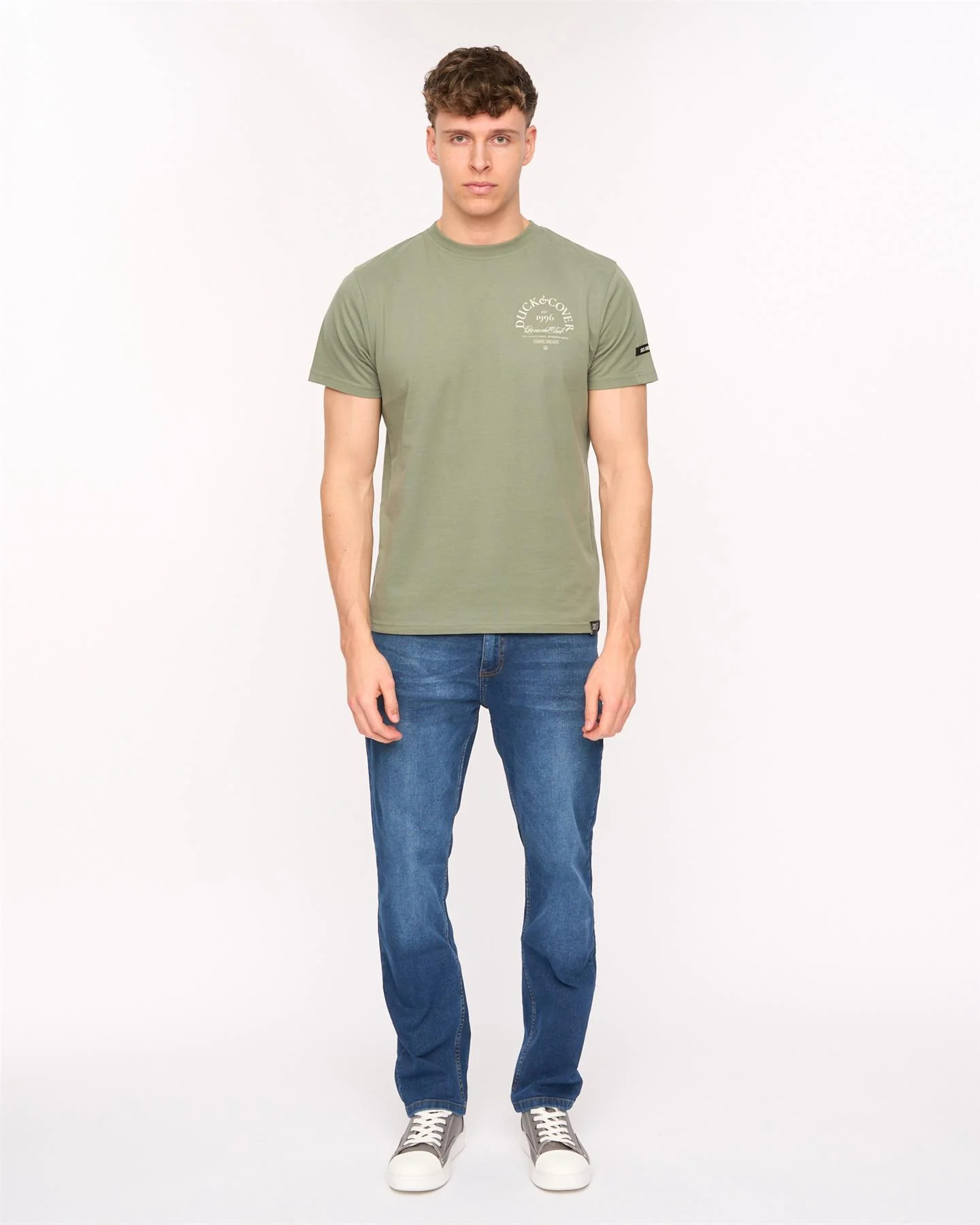 Crestline Straight Leg Jeans Mid Wash - Image 3
