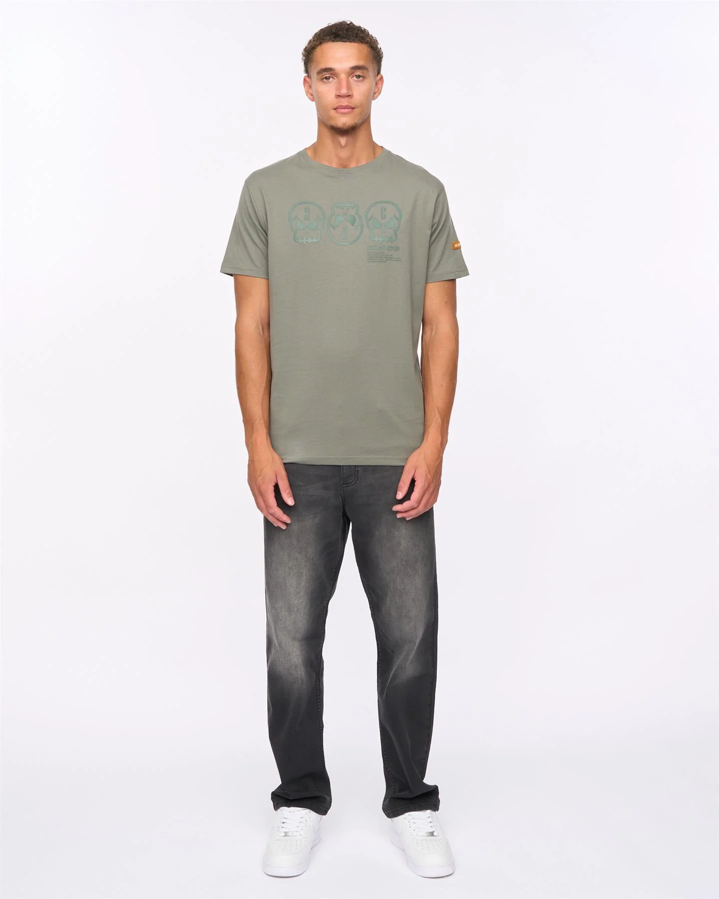 Deltamans T-Shirt Dark Olive - Image 3