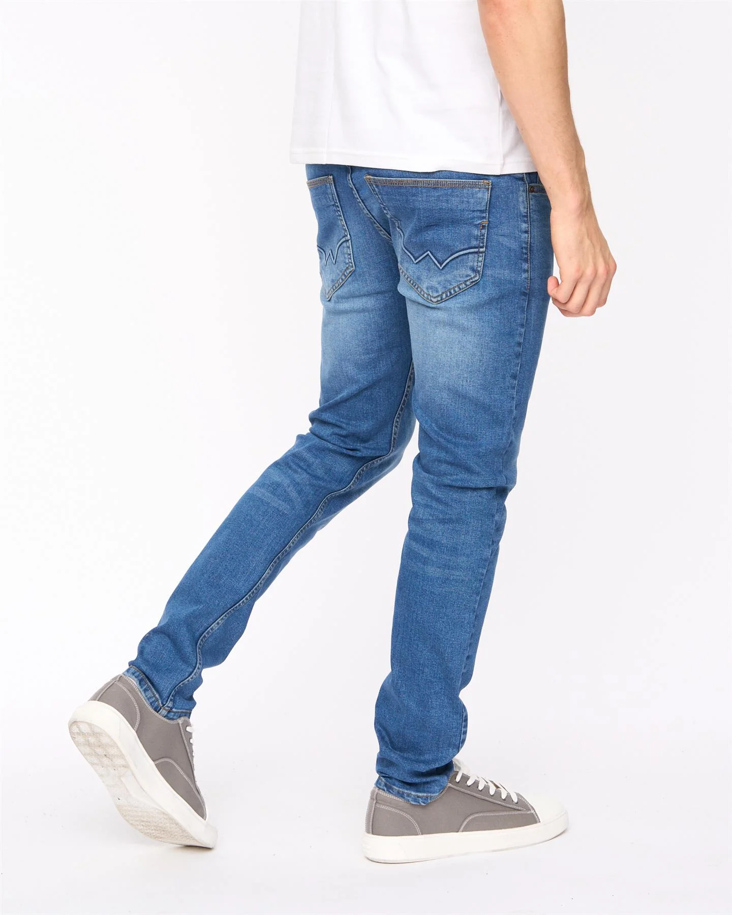 Doves Slim Fit Jeans Mid Wash - Image 4