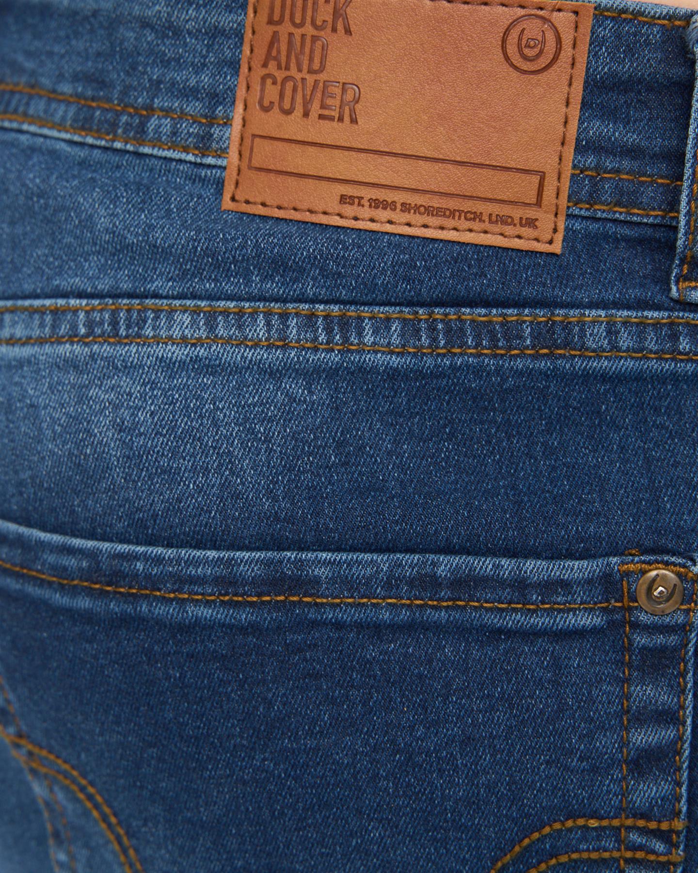 Elix Straight Leg Jeans Mid Wash - Image 6