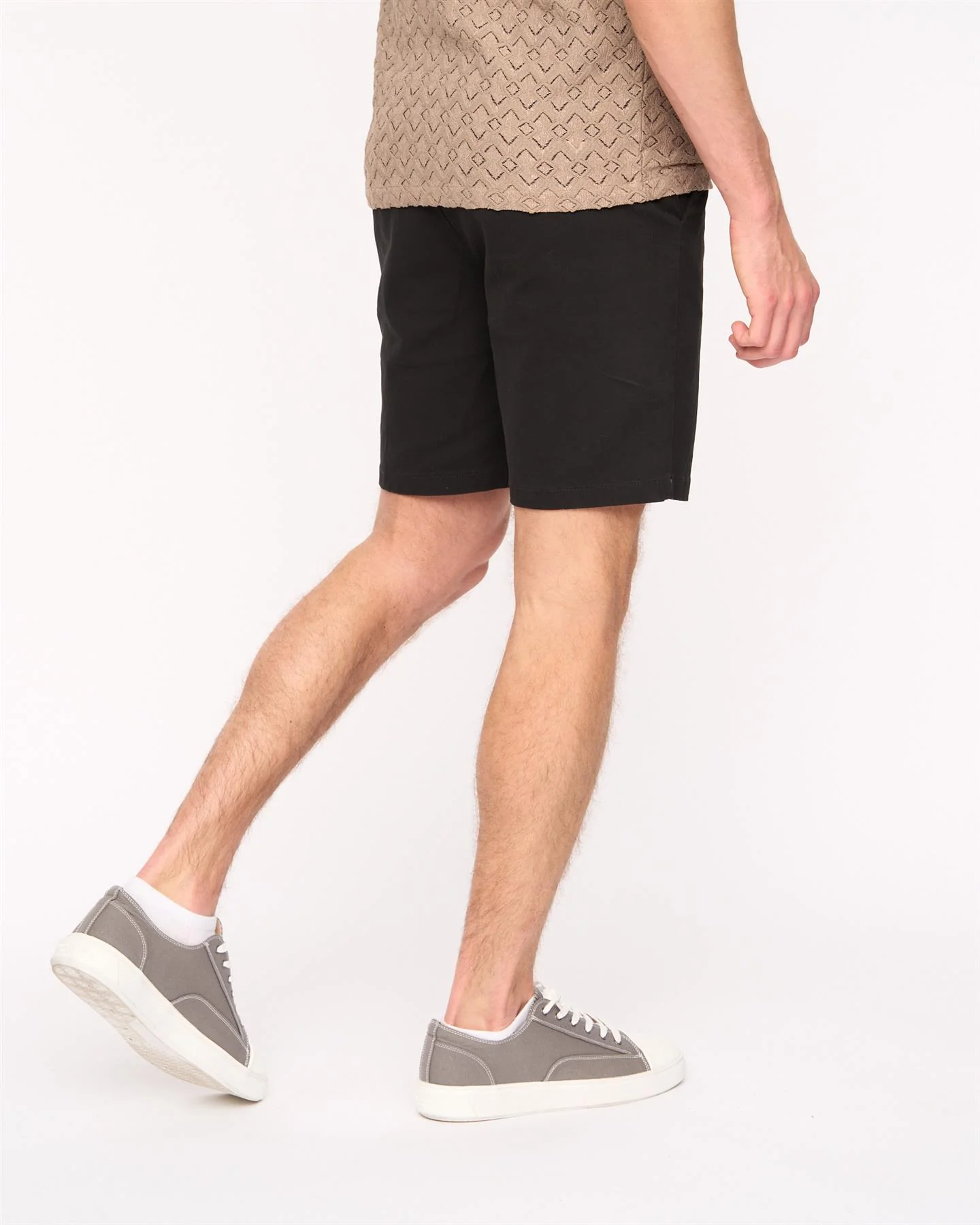 Everett Chino Shorts Black - Image 2