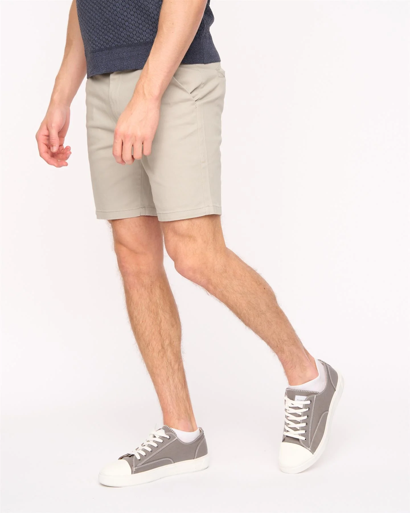 Everett Chino Shorts Light Grey - Image 2