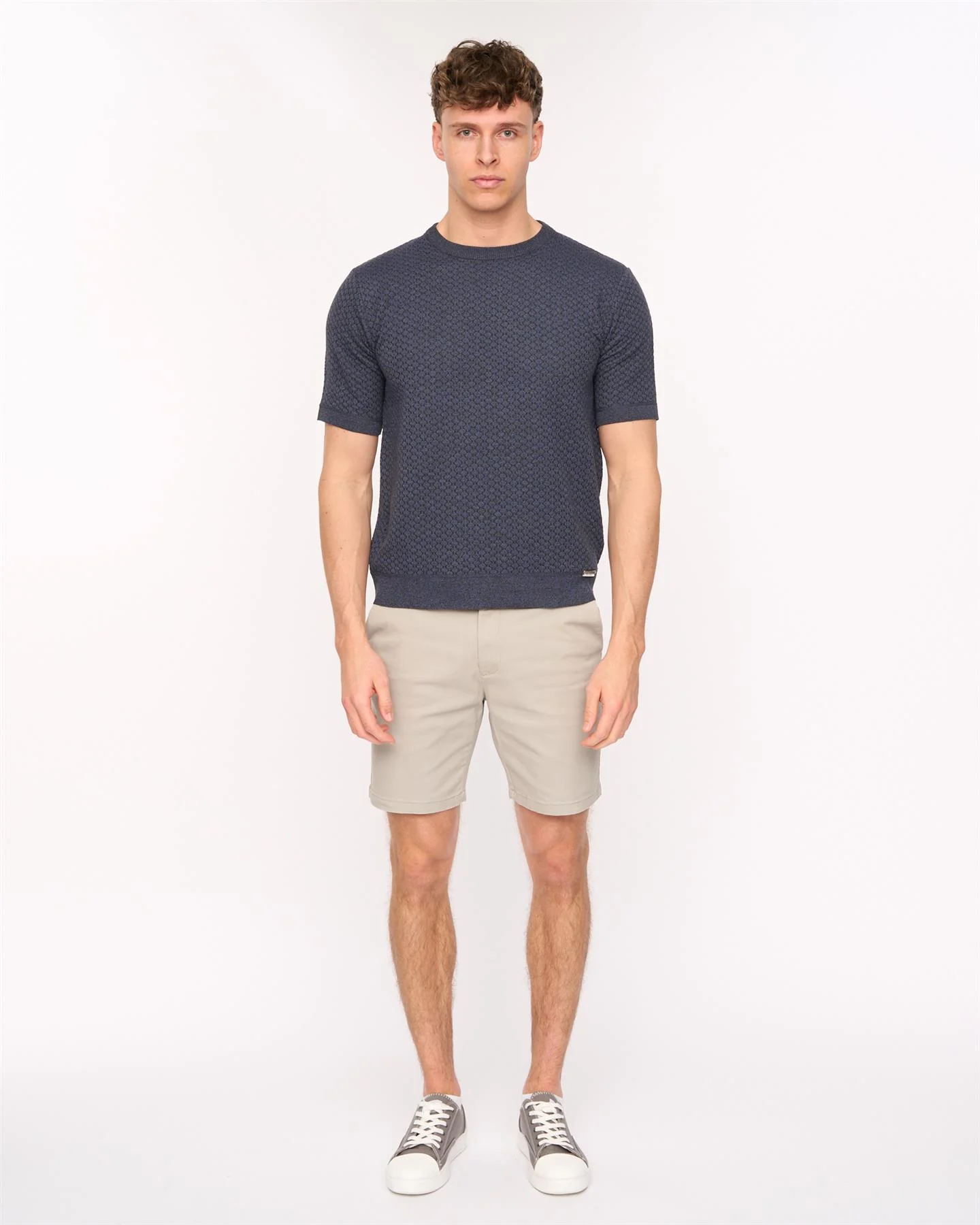 Everett Chino Shorts Light Grey - Image 3