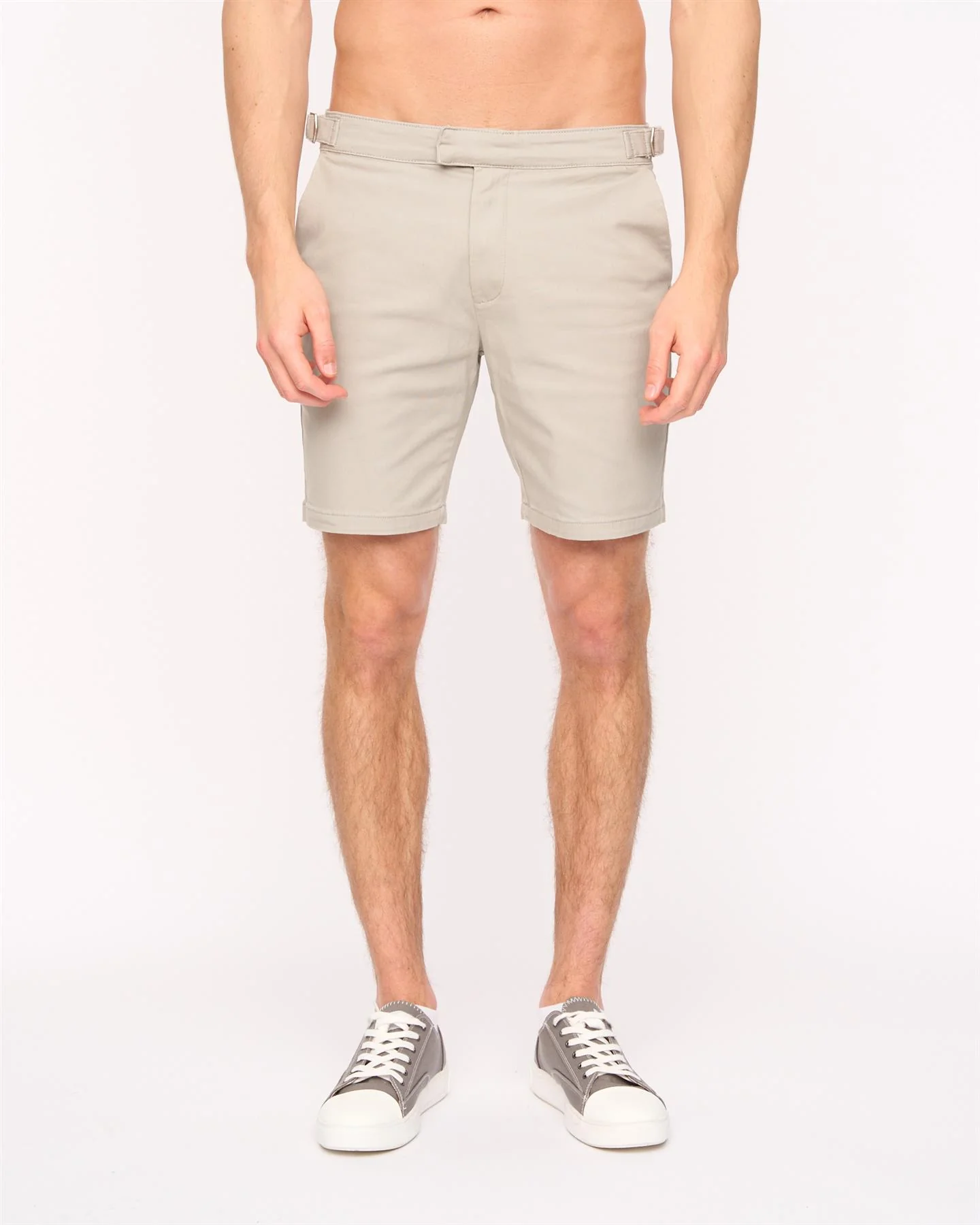 Everett Chino Shorts Light Grey - Image 4