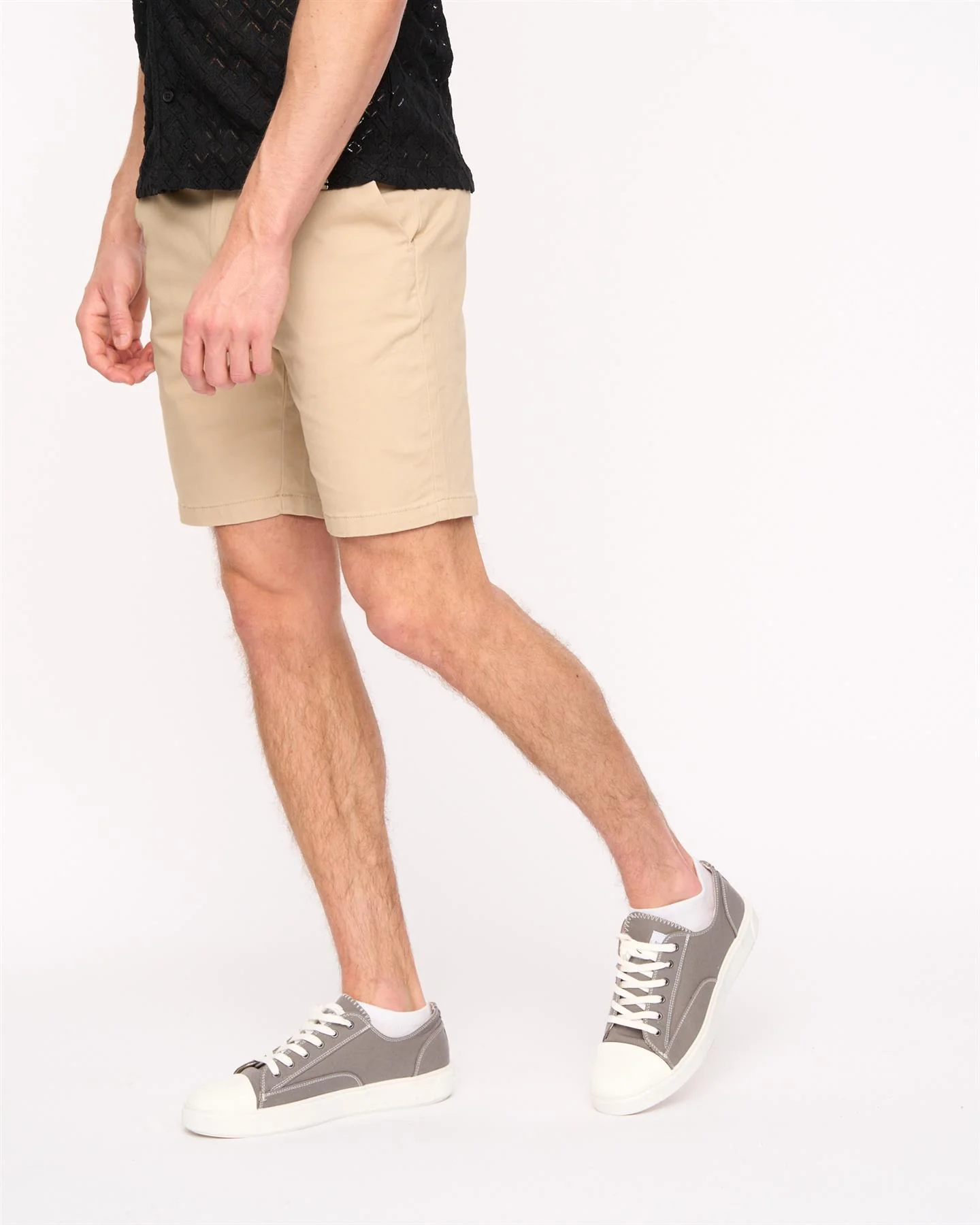 Everett Chino Shorts Stone - Image 5