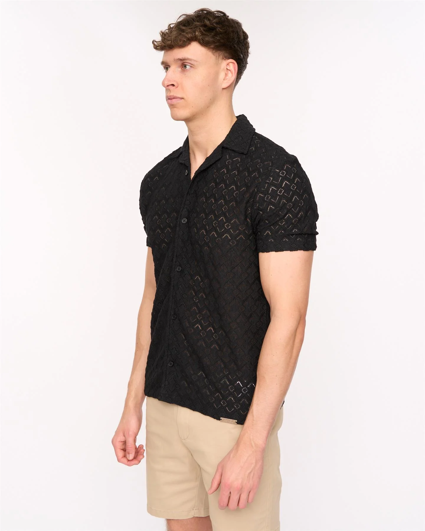 Foxborough Knit Shirt Black - Image 3