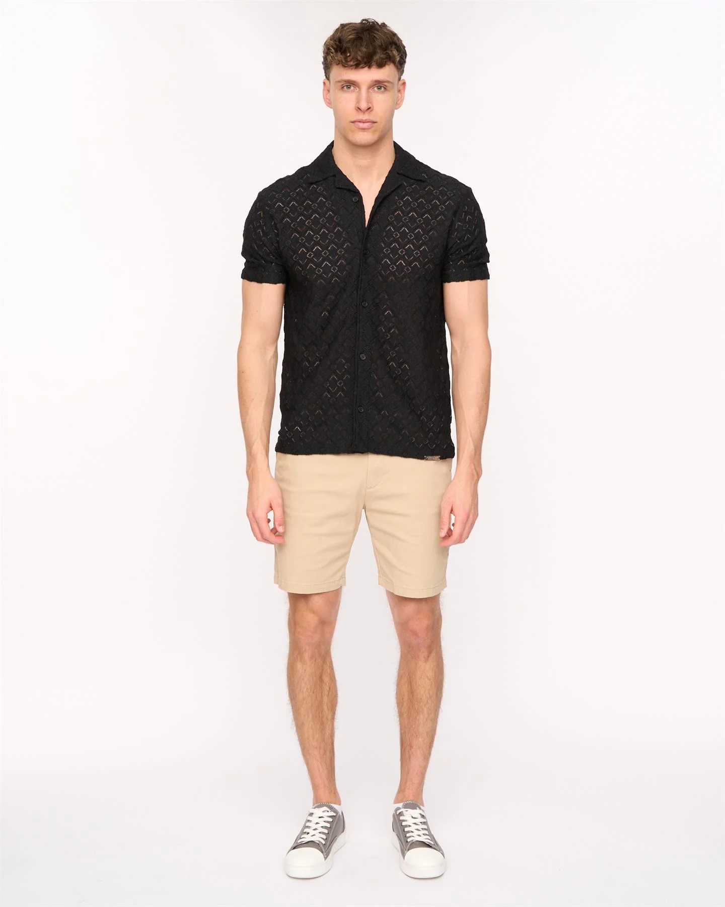 Foxborough Knit Shirt Black - Image 4