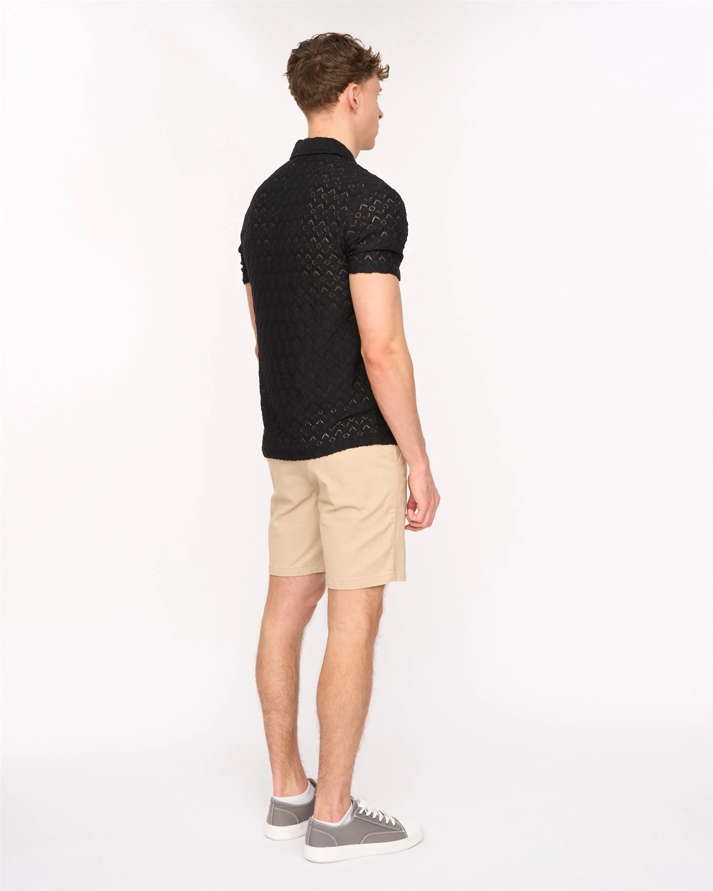 Foxborough Knit Shirt Black - Image 5