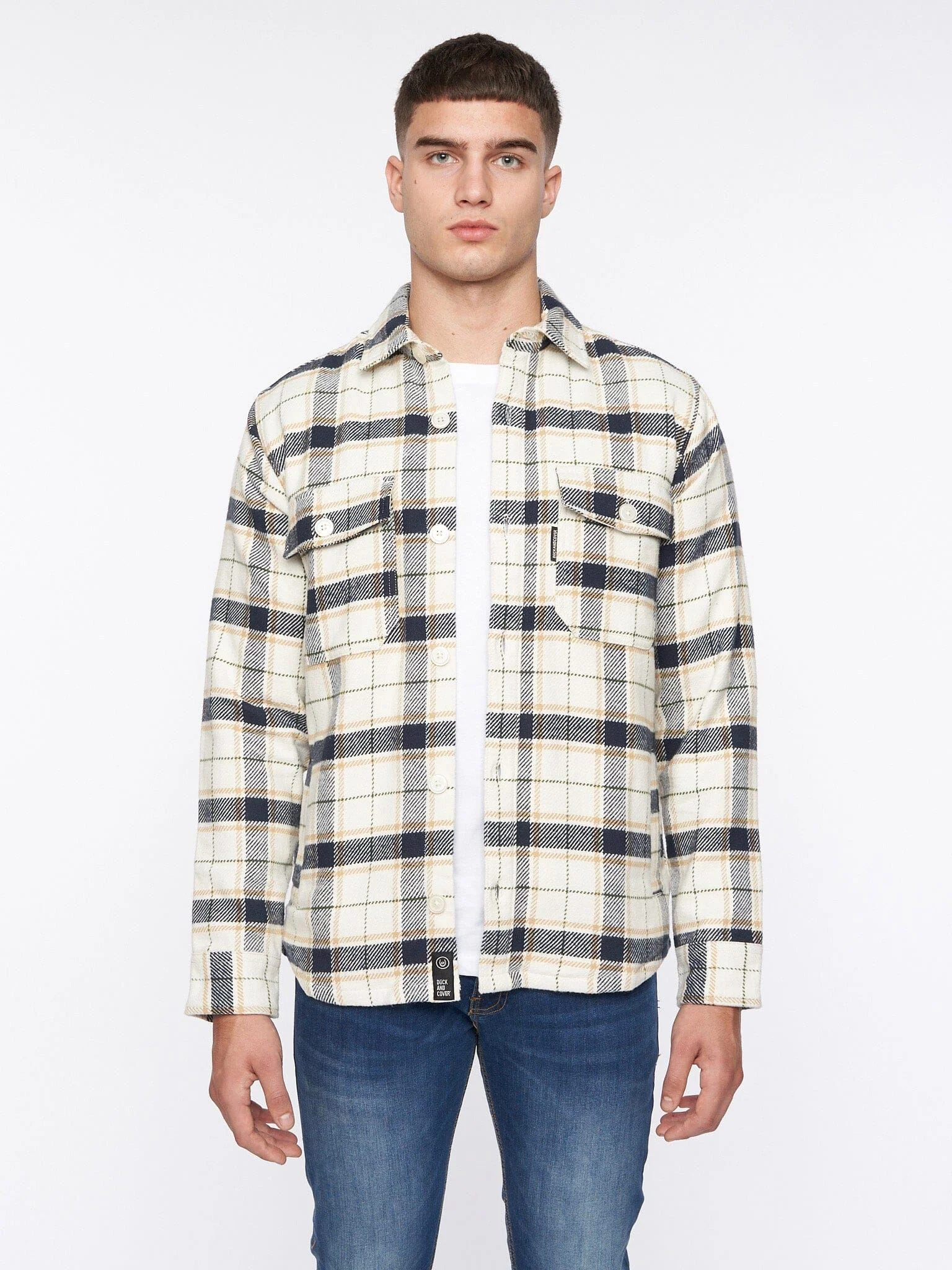 Francore Overshirt Off White Check - Image 4