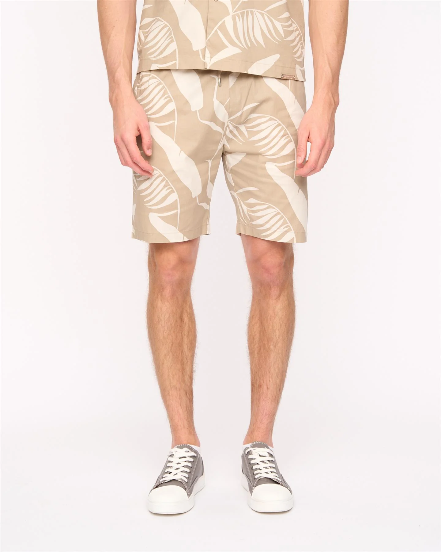 Hopkinton Shirt & Shorts Set Light Stone - Image 7