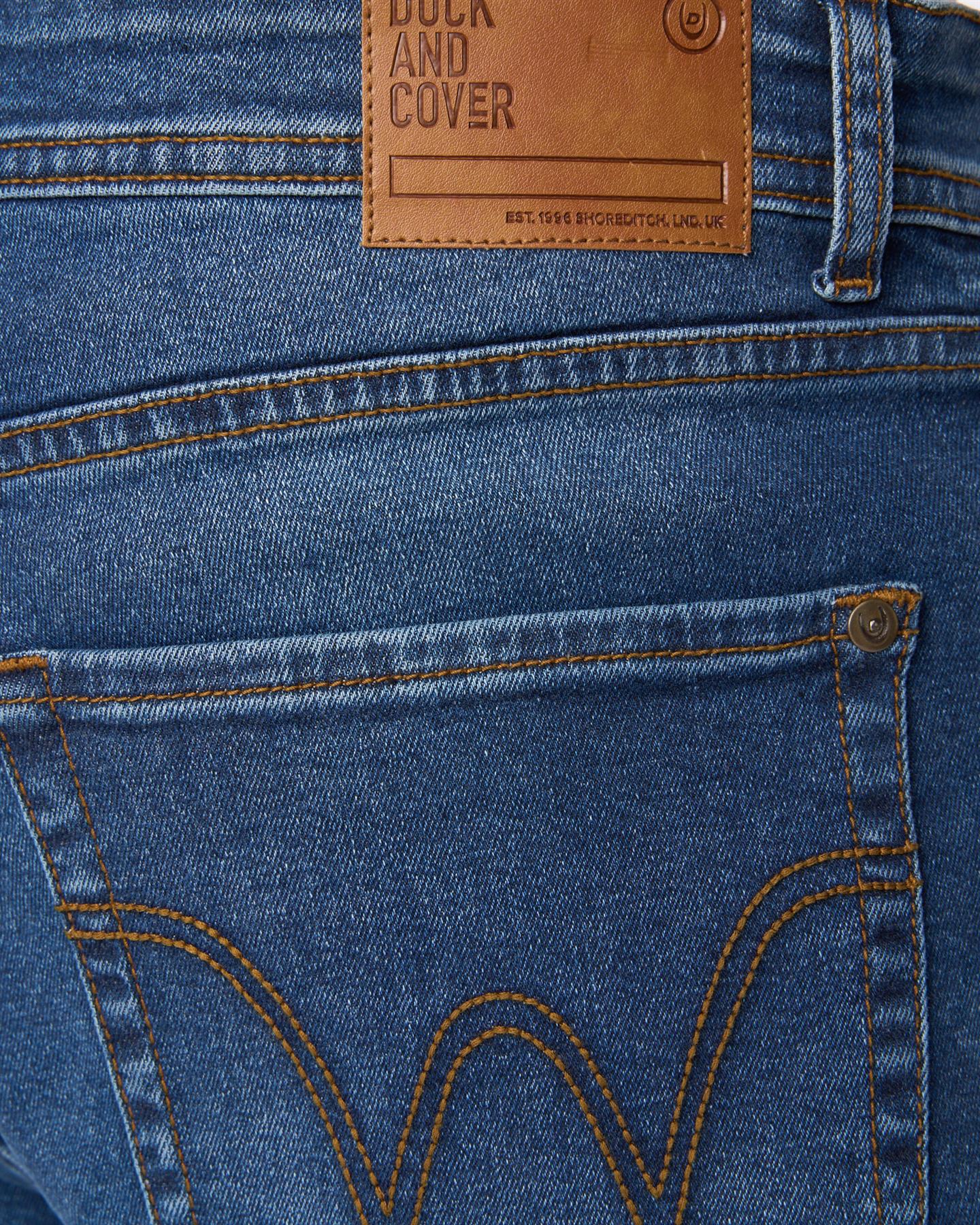 Hydras Straight Leg Jeans Mid Wash - Image 6