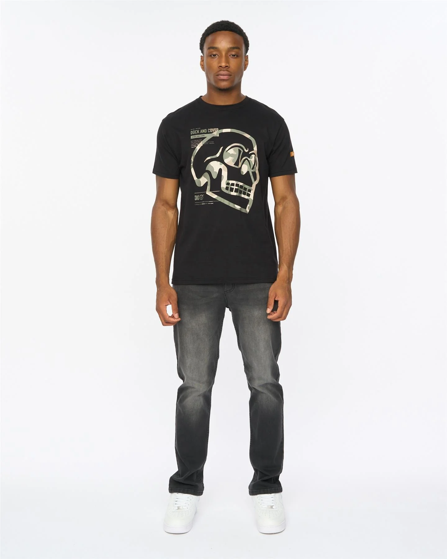 Janstar Straight Leg Jeans Black Wash - Image 2