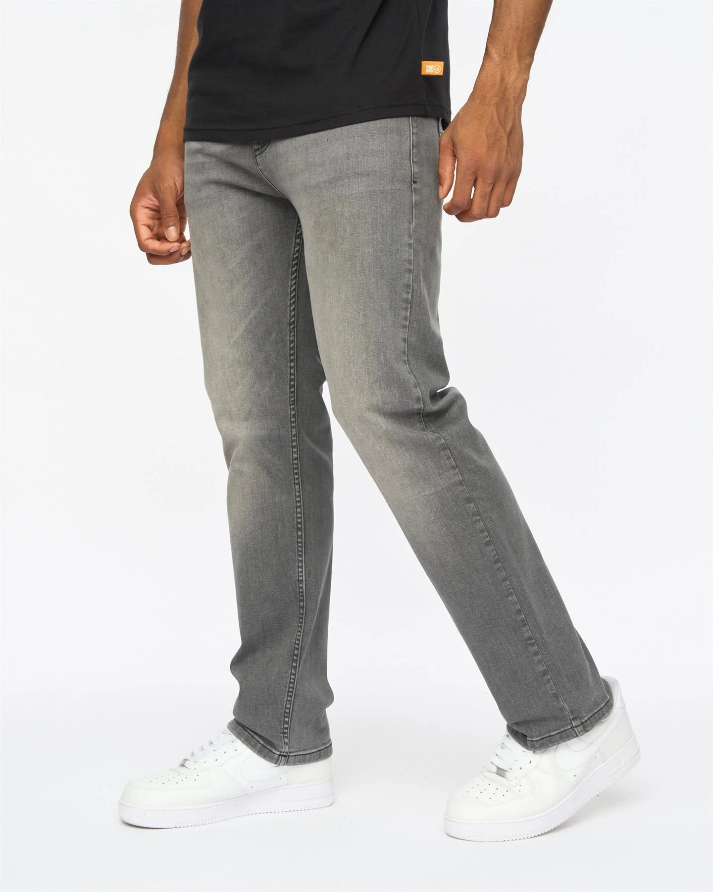 Janstar Straight Leg Jeans Grey - Image 3