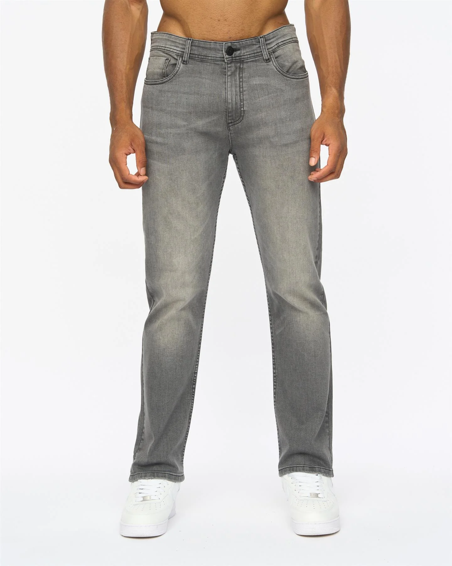 Janstar Straight Leg Jeans Grey - Image 5