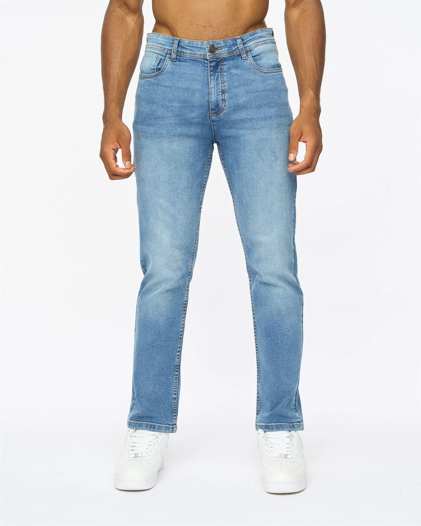 Janstar Straight Leg Jeans Stone Wash - Image 5