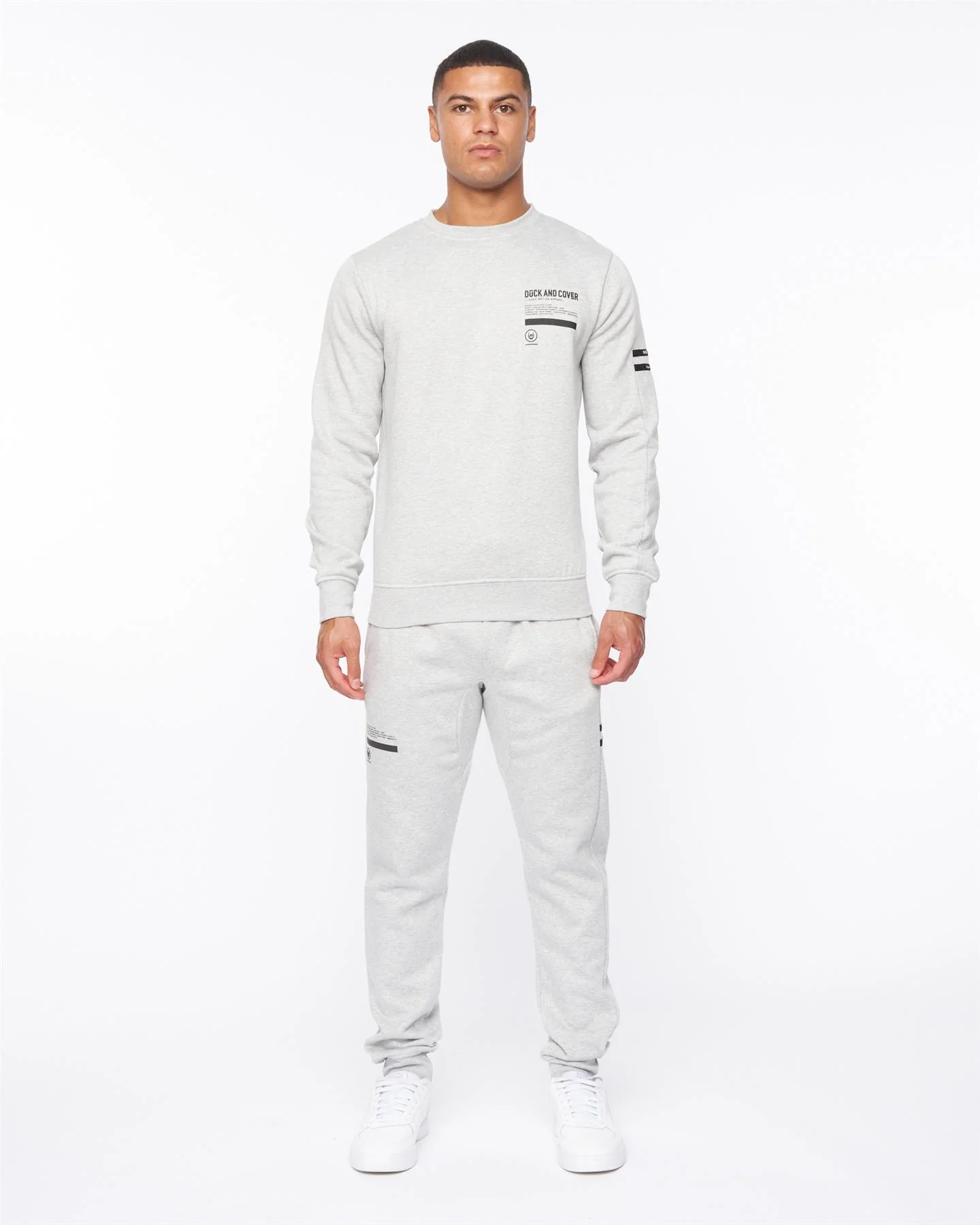 Jennerkins Crew Sweat Grey Marl - Image 4