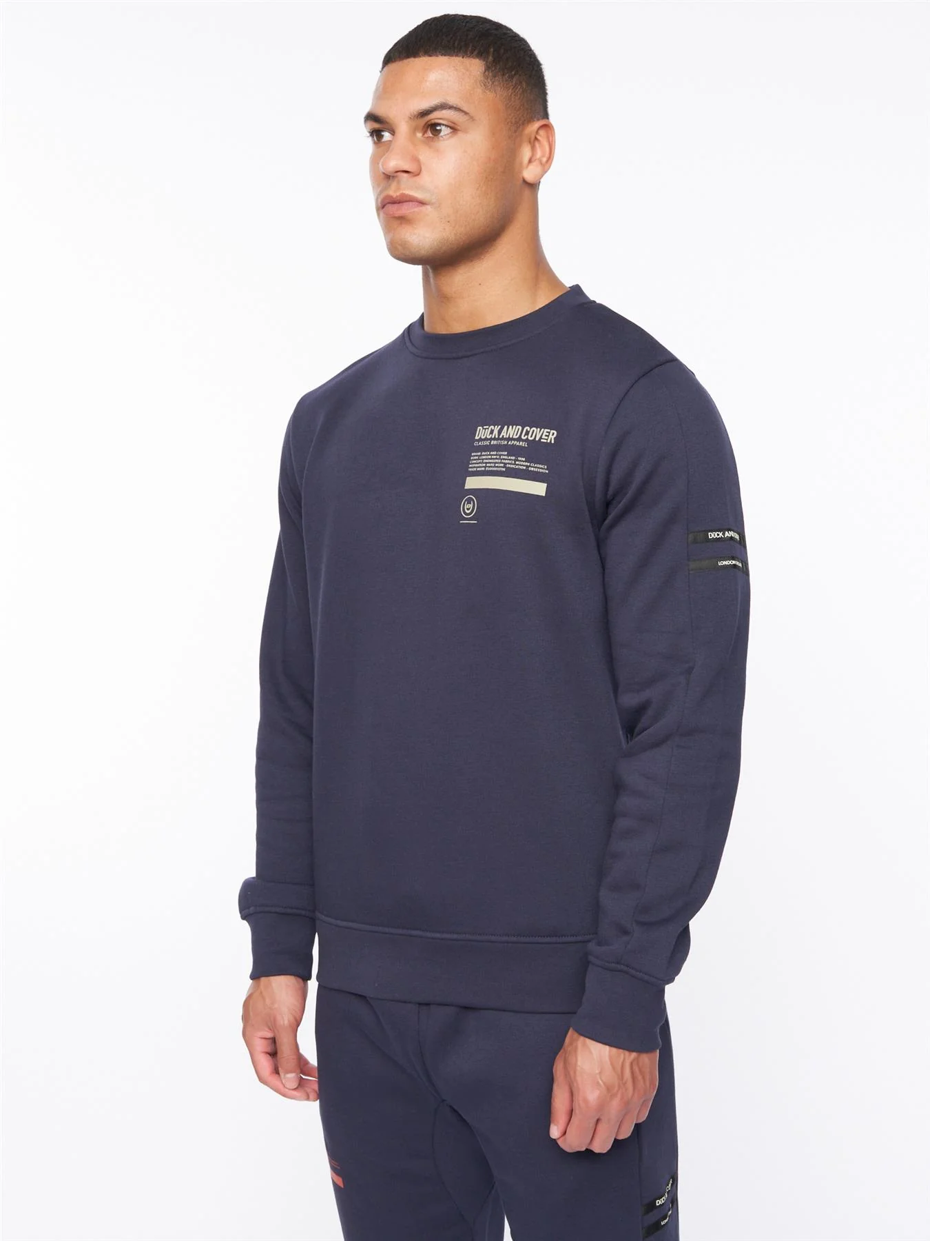 Jennerkins Crew Sweat Navy - Image 4