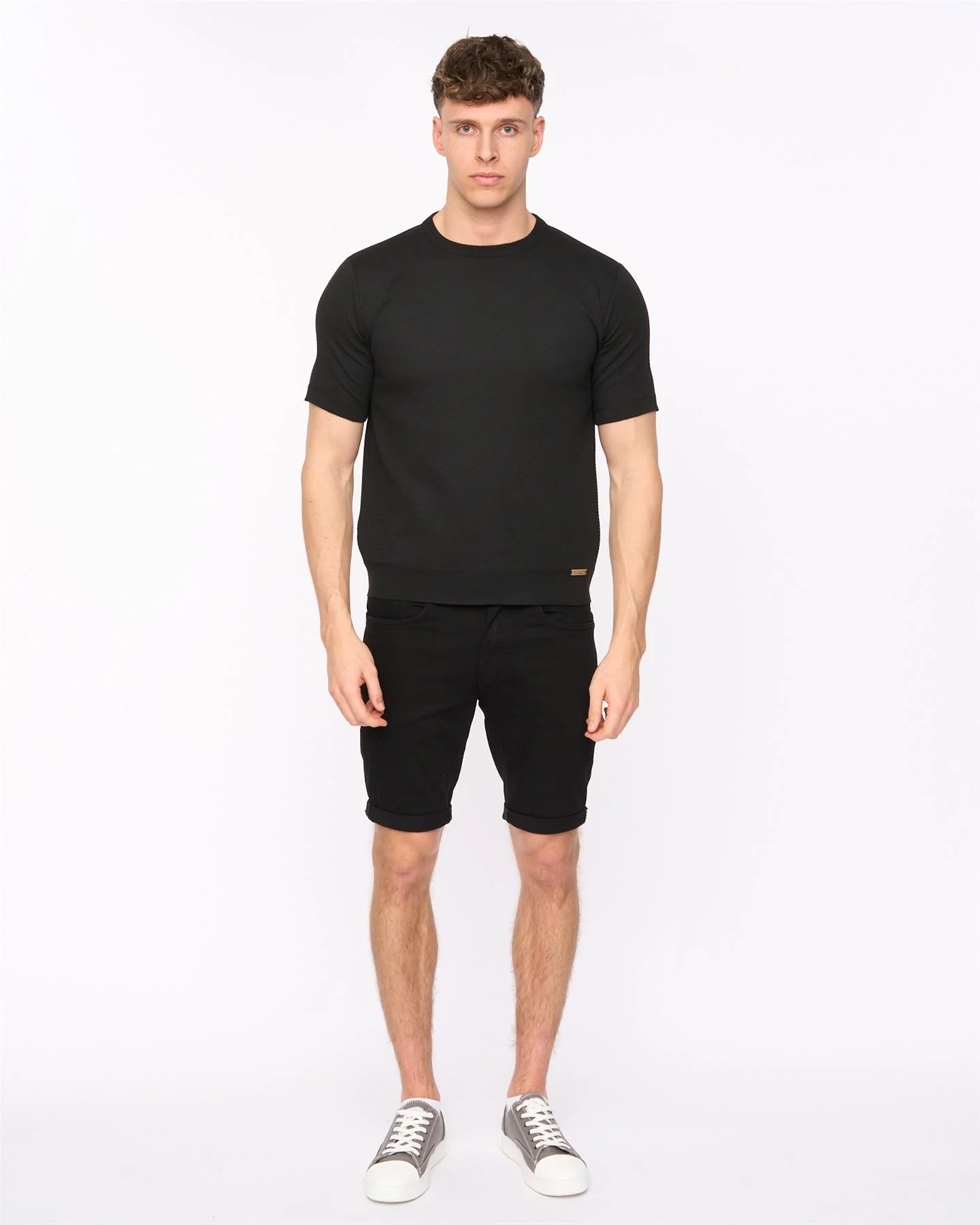 Marvela Knit T-Shirt Black - Image 2