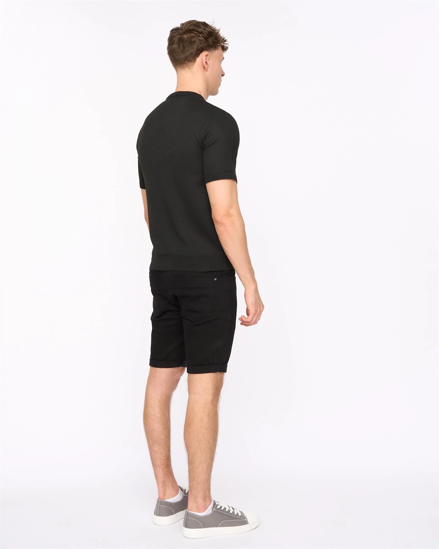 Marvela Knit T-Shirt Black - Image 3