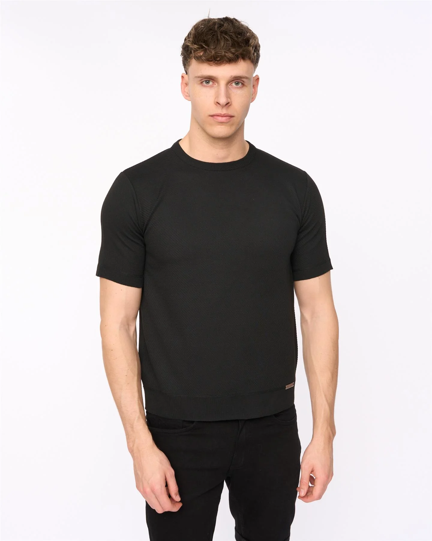 Marvela Knit T-Shirt Black - Image 5