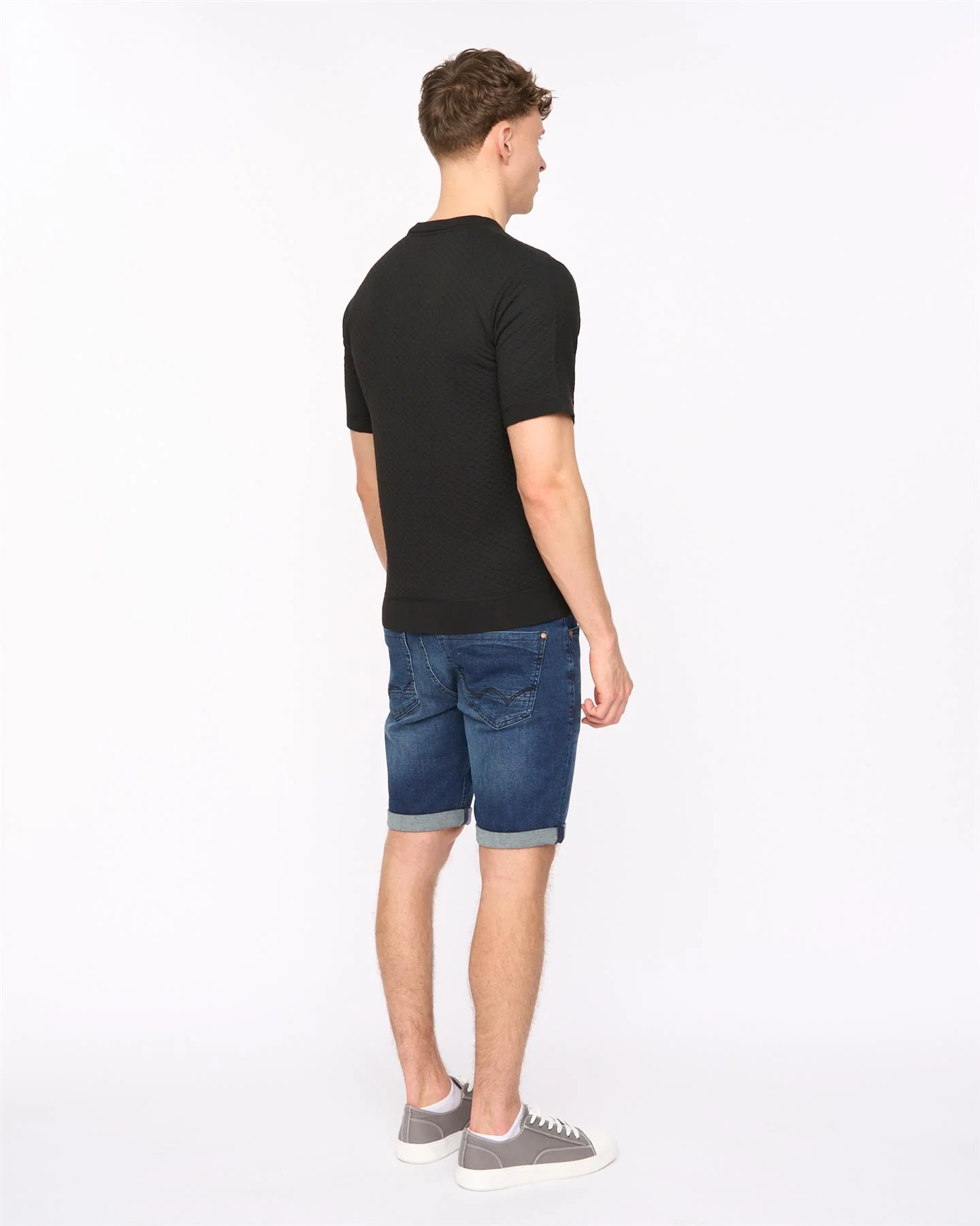 Mataso Knit T-Shirt Black - Image 3