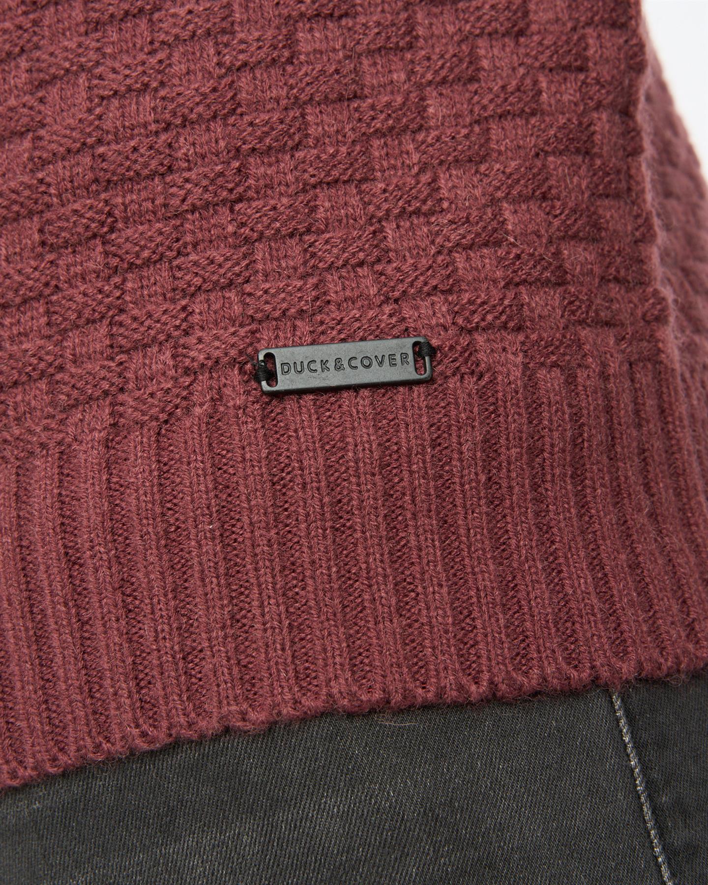 Matera Textured Knit Raisin - Image 7
