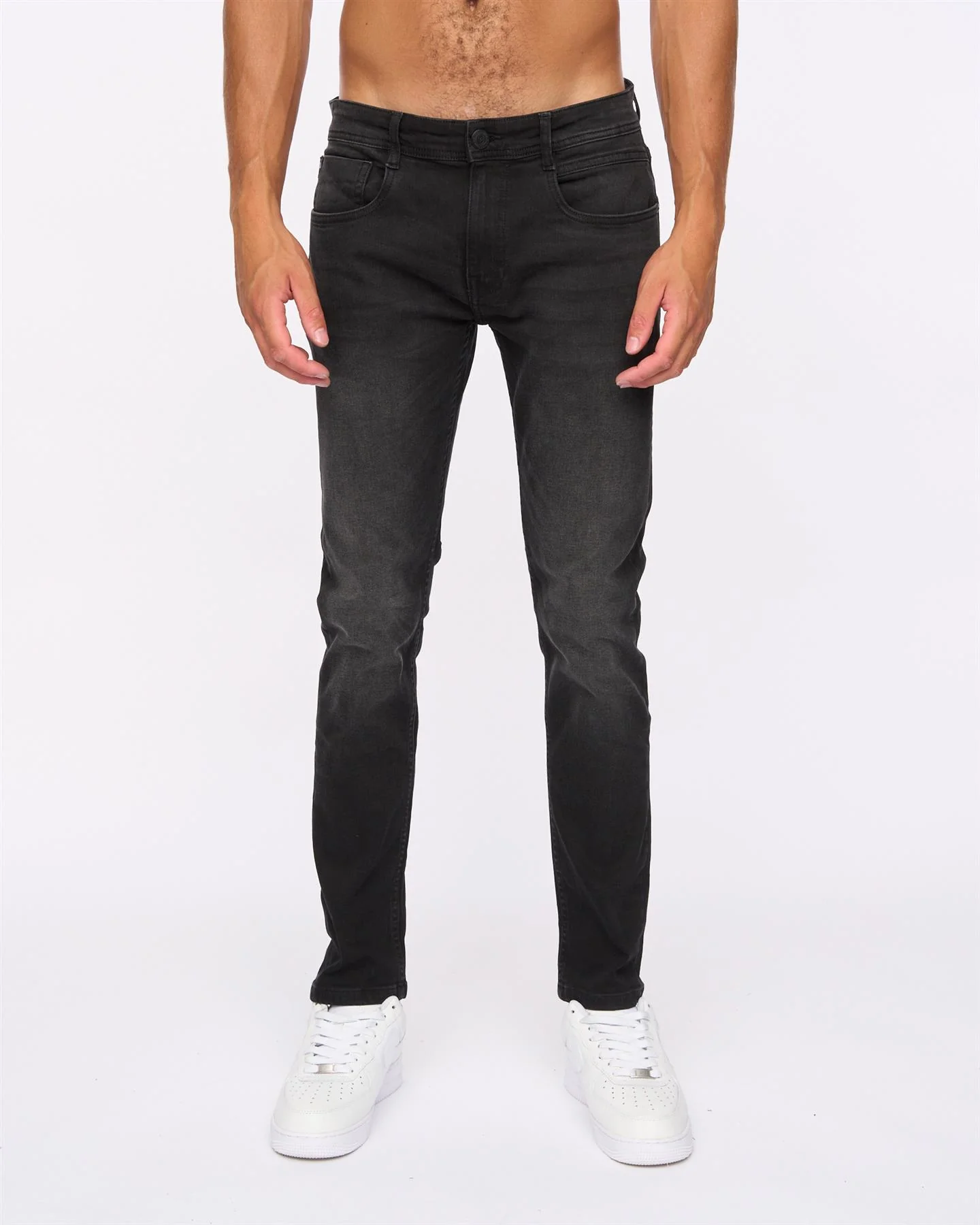 Maylead Slim Fit Jeans Black - Image 5