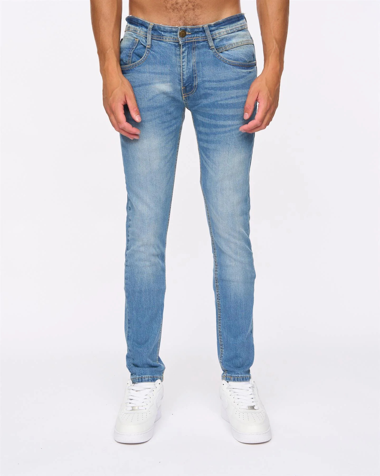 Maylead Slim Fit Jeans Light Wash - Image 5