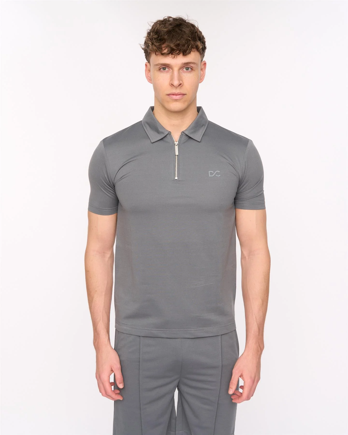 Medford Polo & Shorts Set Grey - Image 3