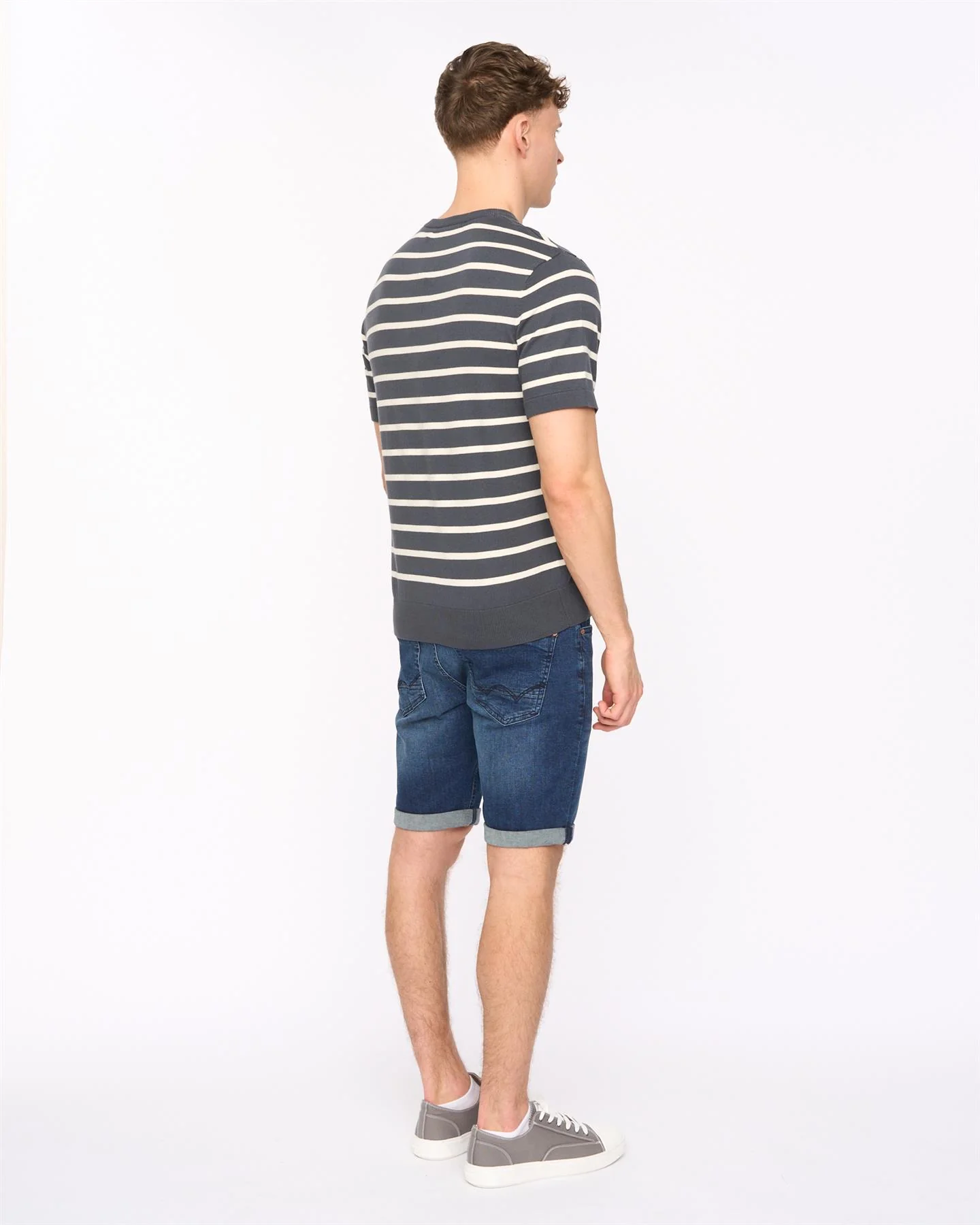 Norwell Knit T-Shirt Slate Blue - Image 5