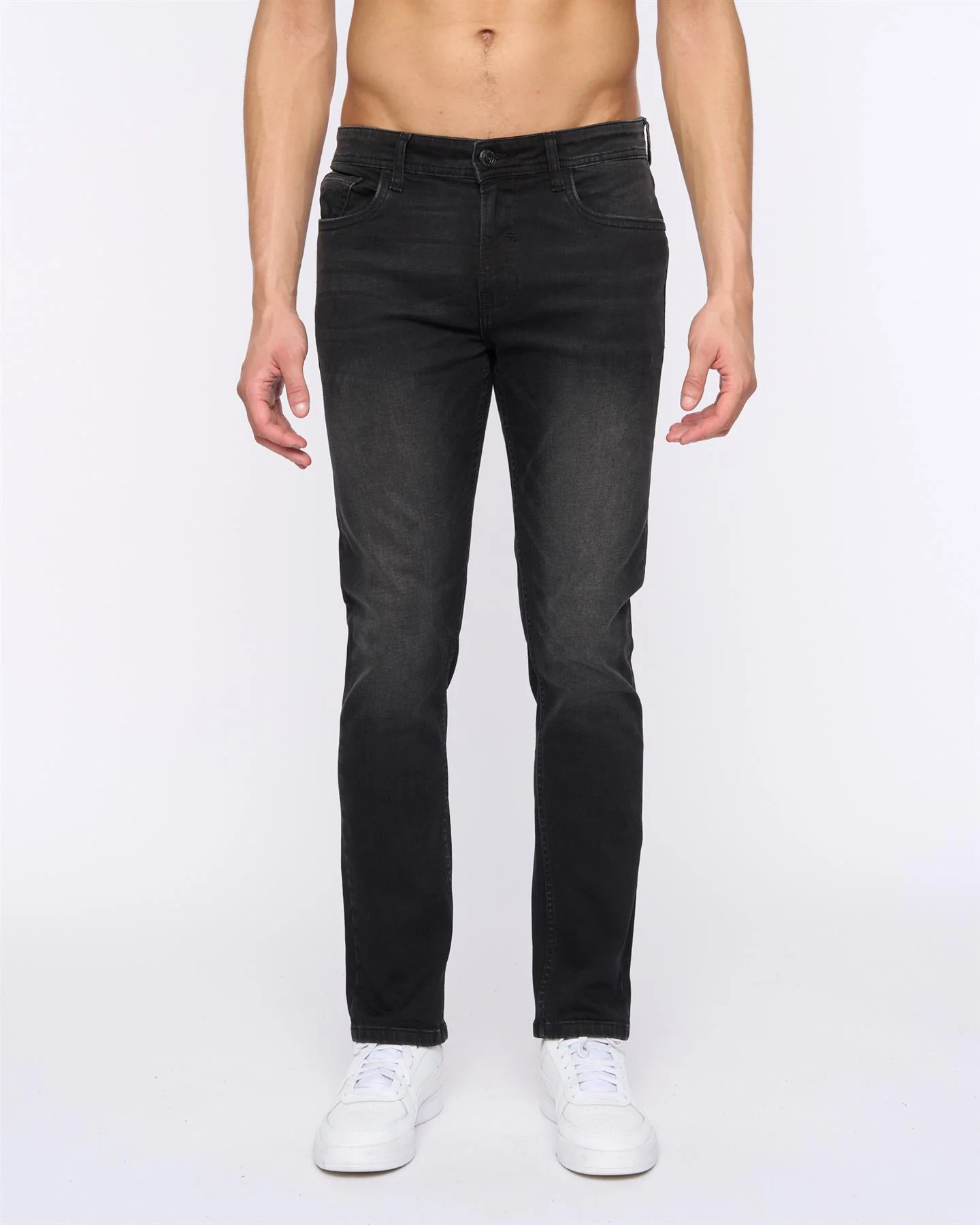 Overburg Slimmer Fit Jeans Black - Image 5