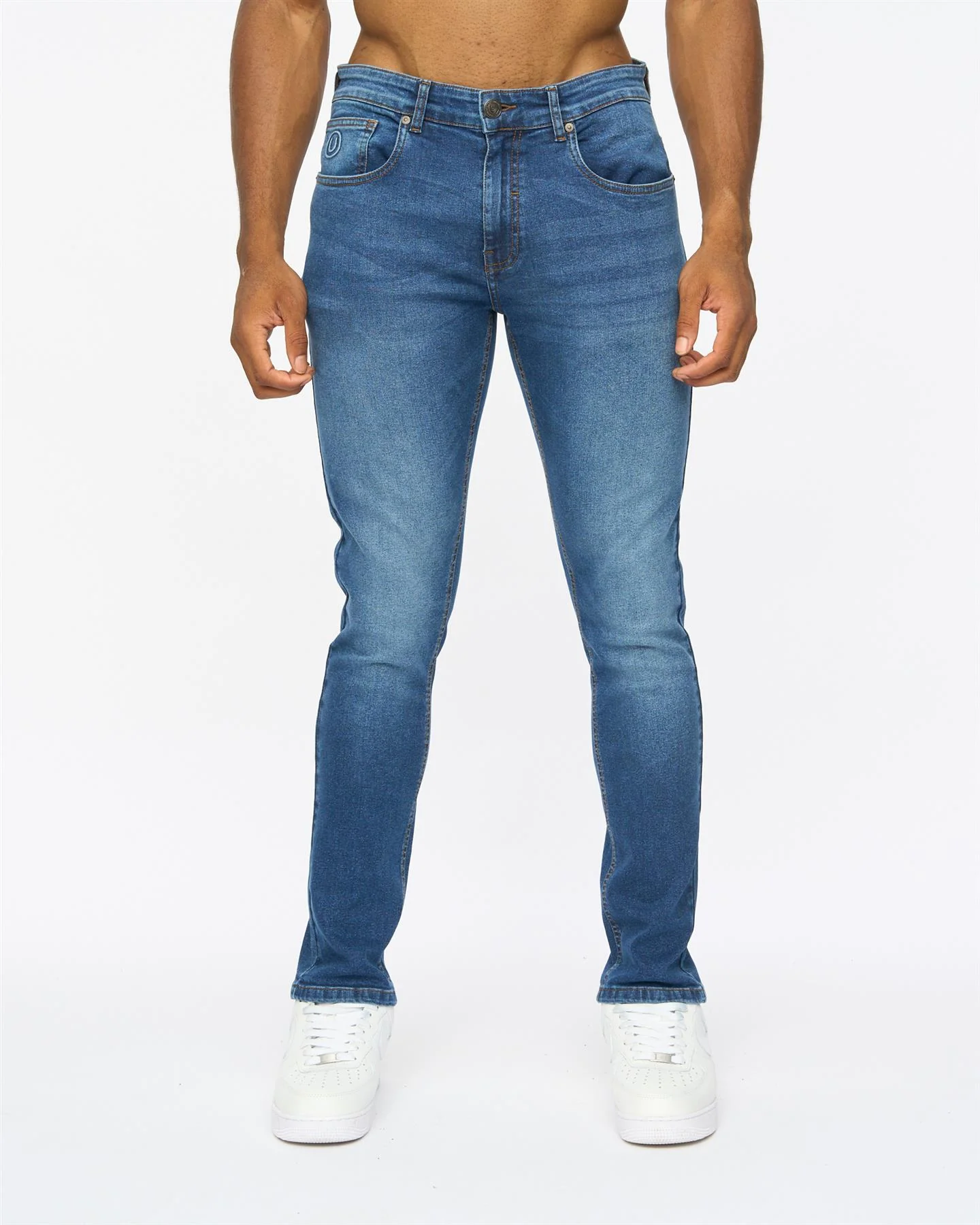 Overburg Tapered Jeans Mid Wash - Image 6