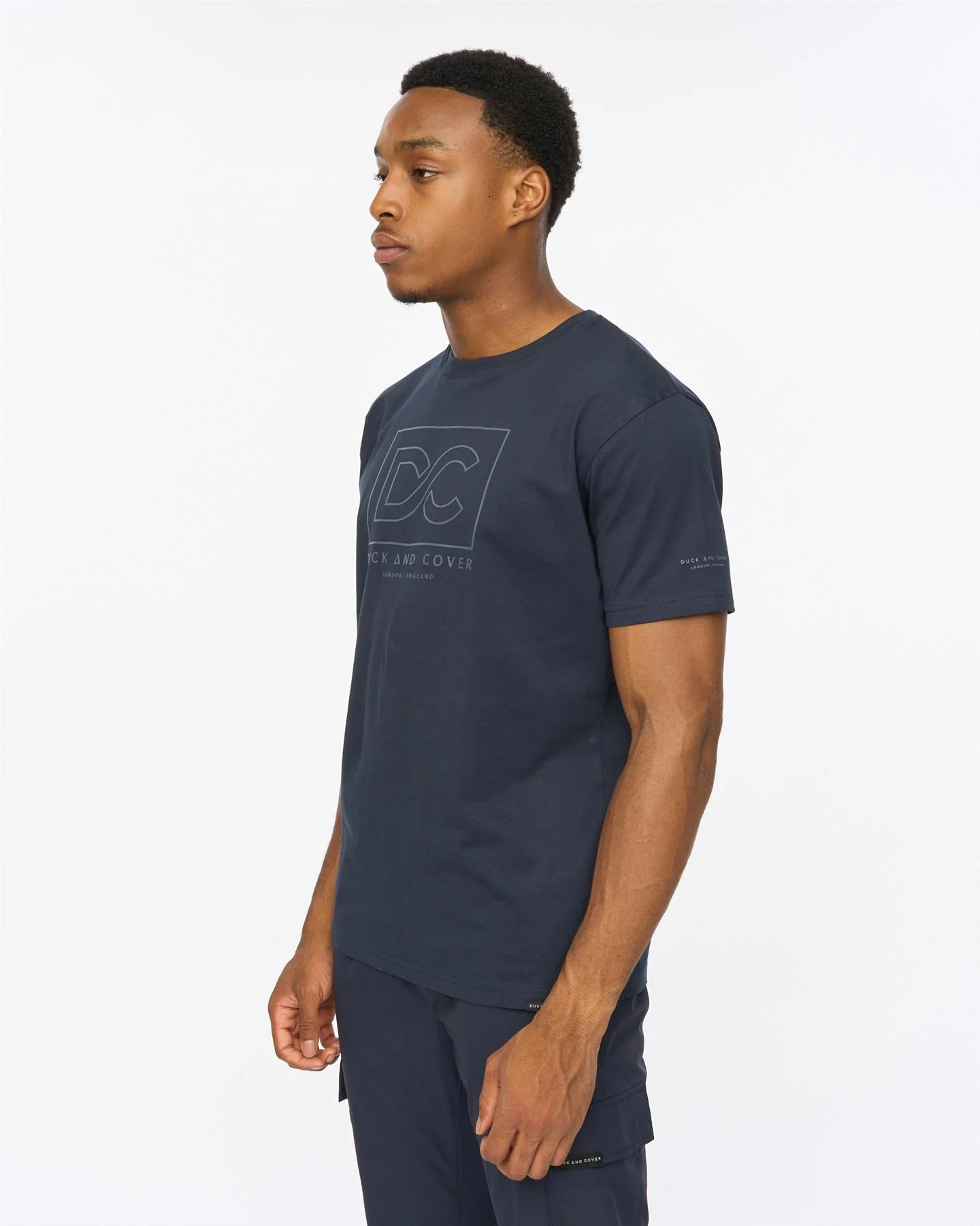 Rampmoore Heavy T-Shirt Navy - Image 4