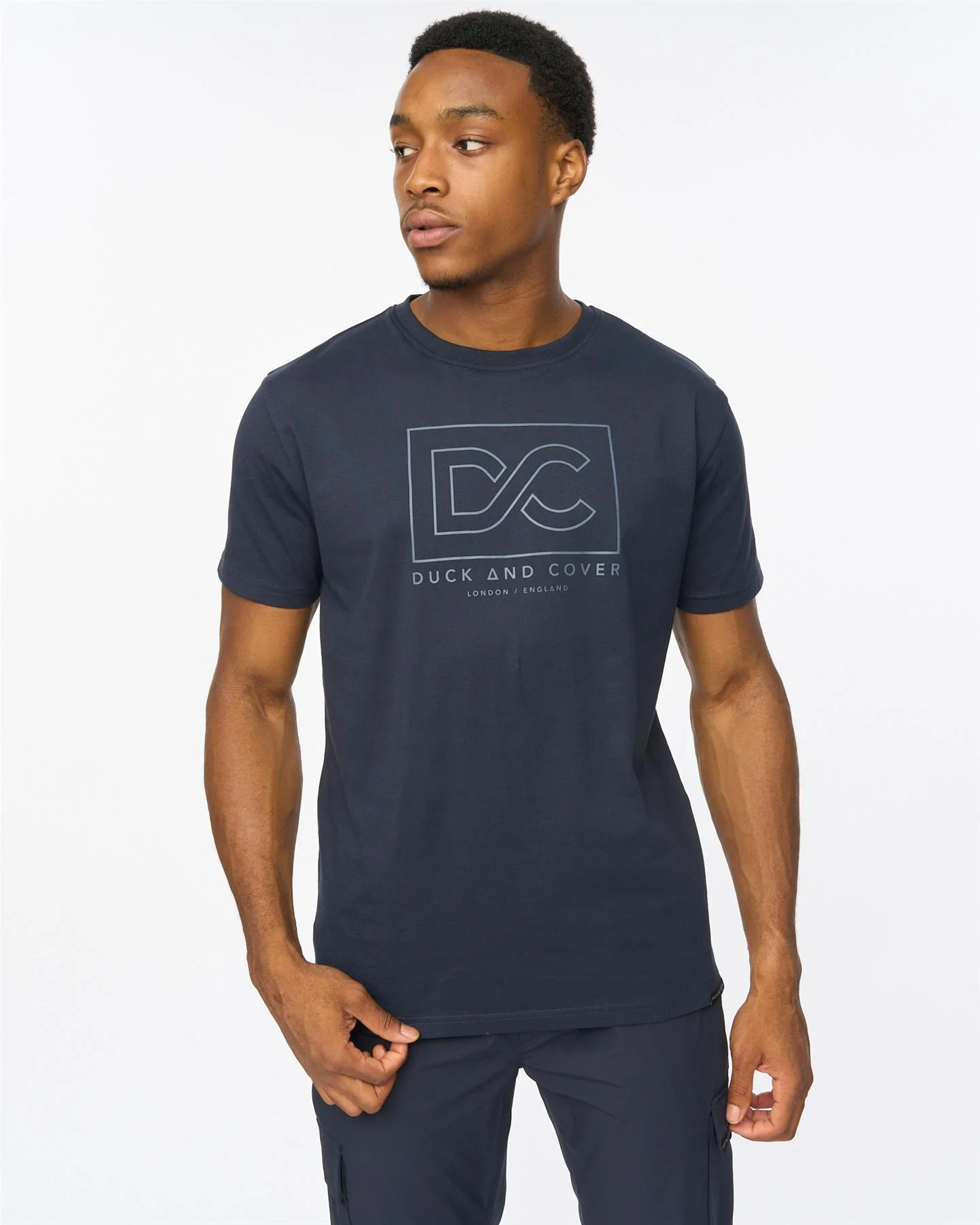 Rampmoore Heavy T-Shirt Navy - Image 5