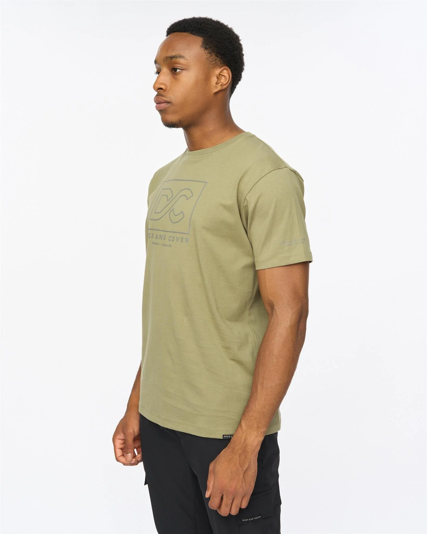 Rampmoore Heavy T-Shirt Olive - Image 2