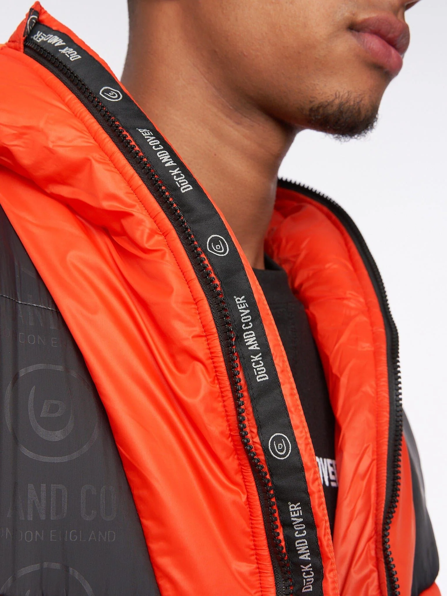 Raymax Padded Jacket Orange - Image 6