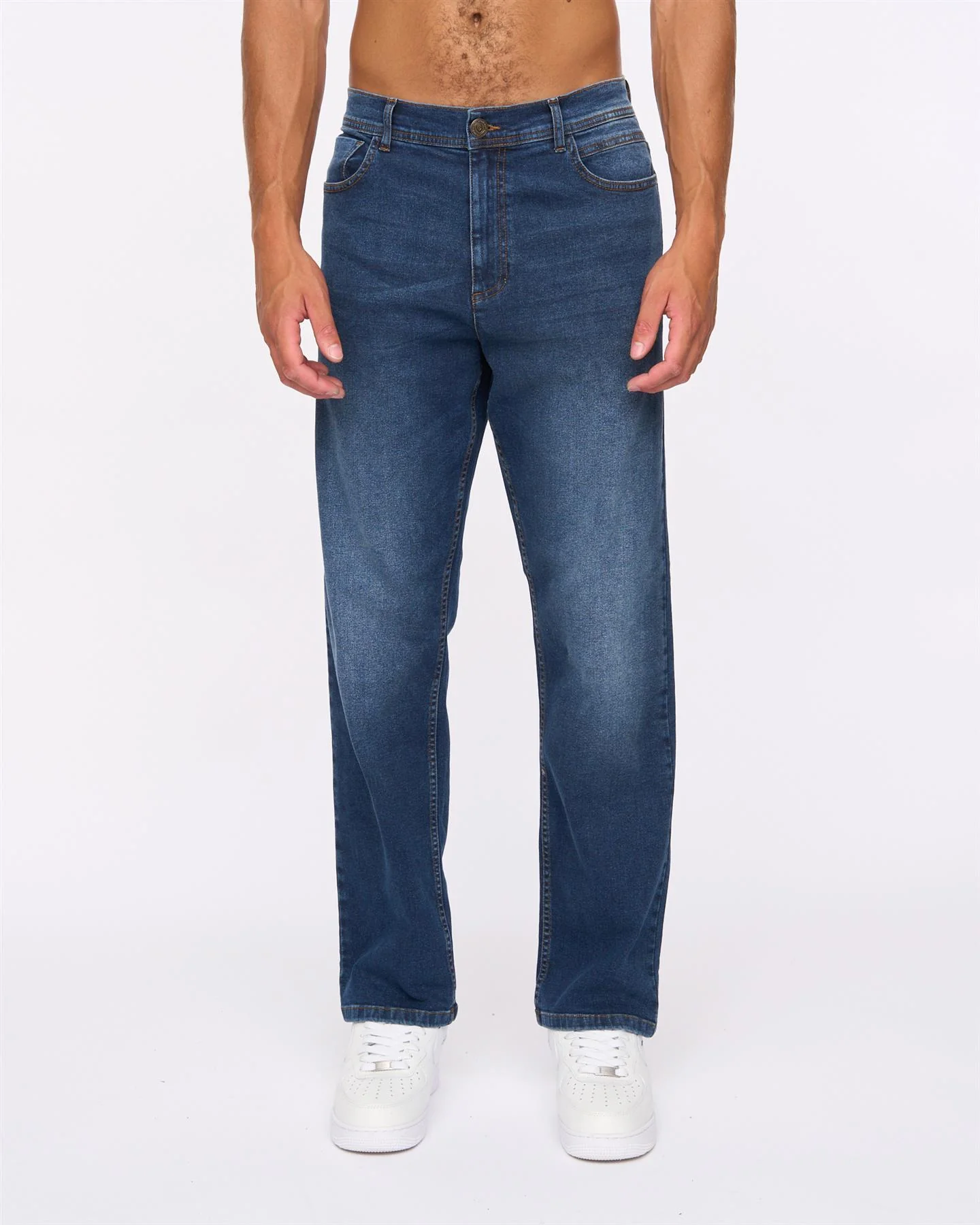 Rushawn Relaxed Fit Jeans Dark Wash - Image 5