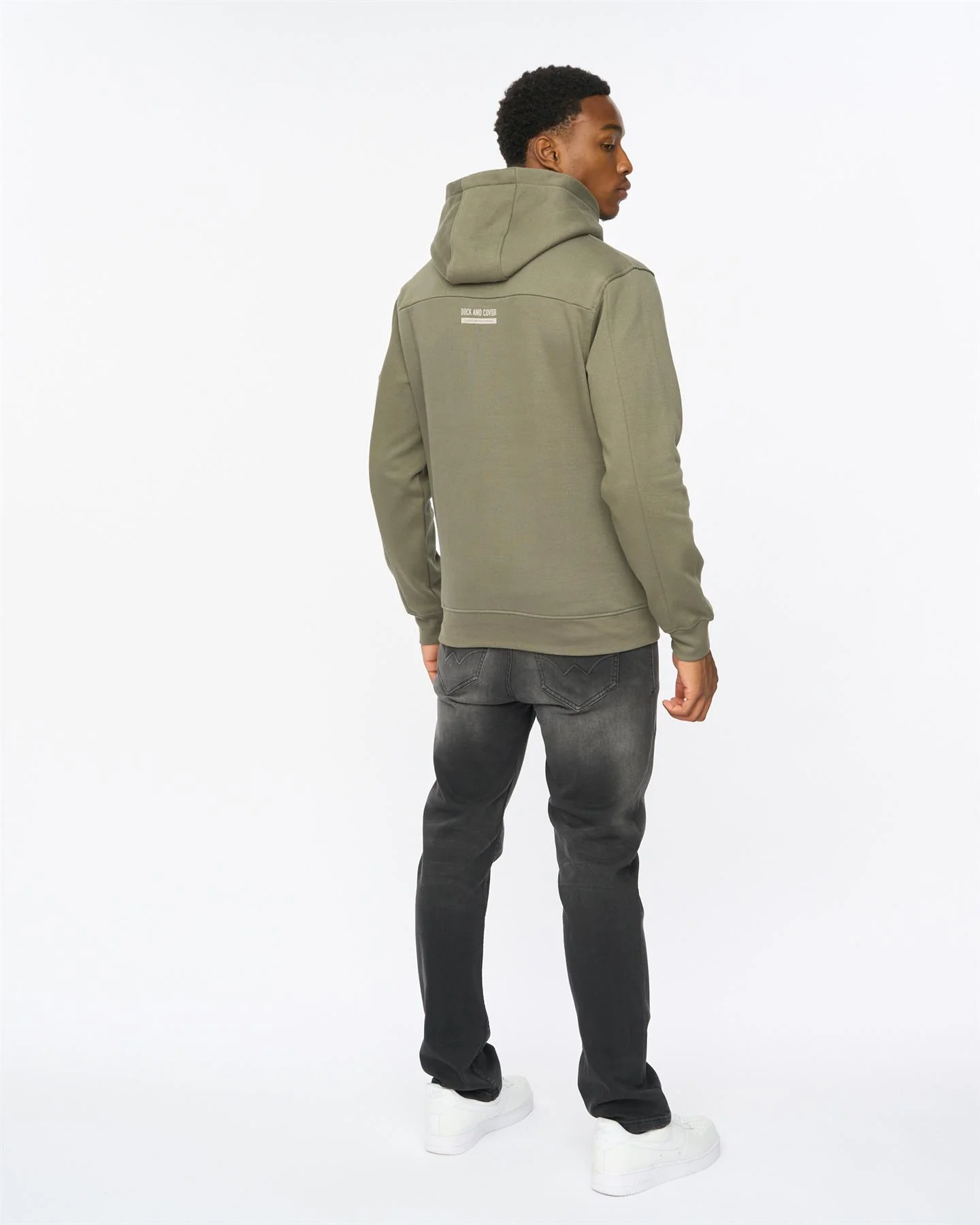 Skullmatic Hoodie Dark Olive - Image 5