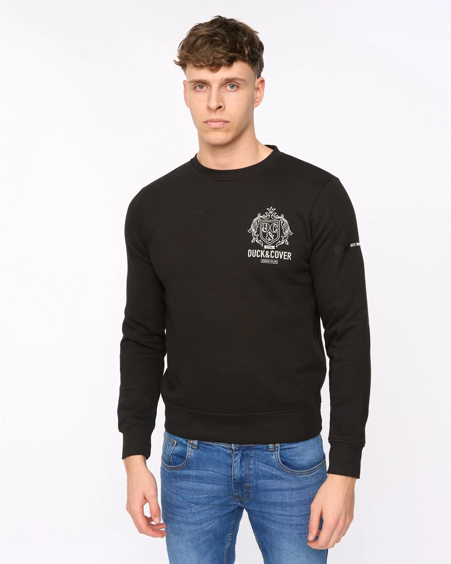 Stoneham Crew Sweat Black - Image 5