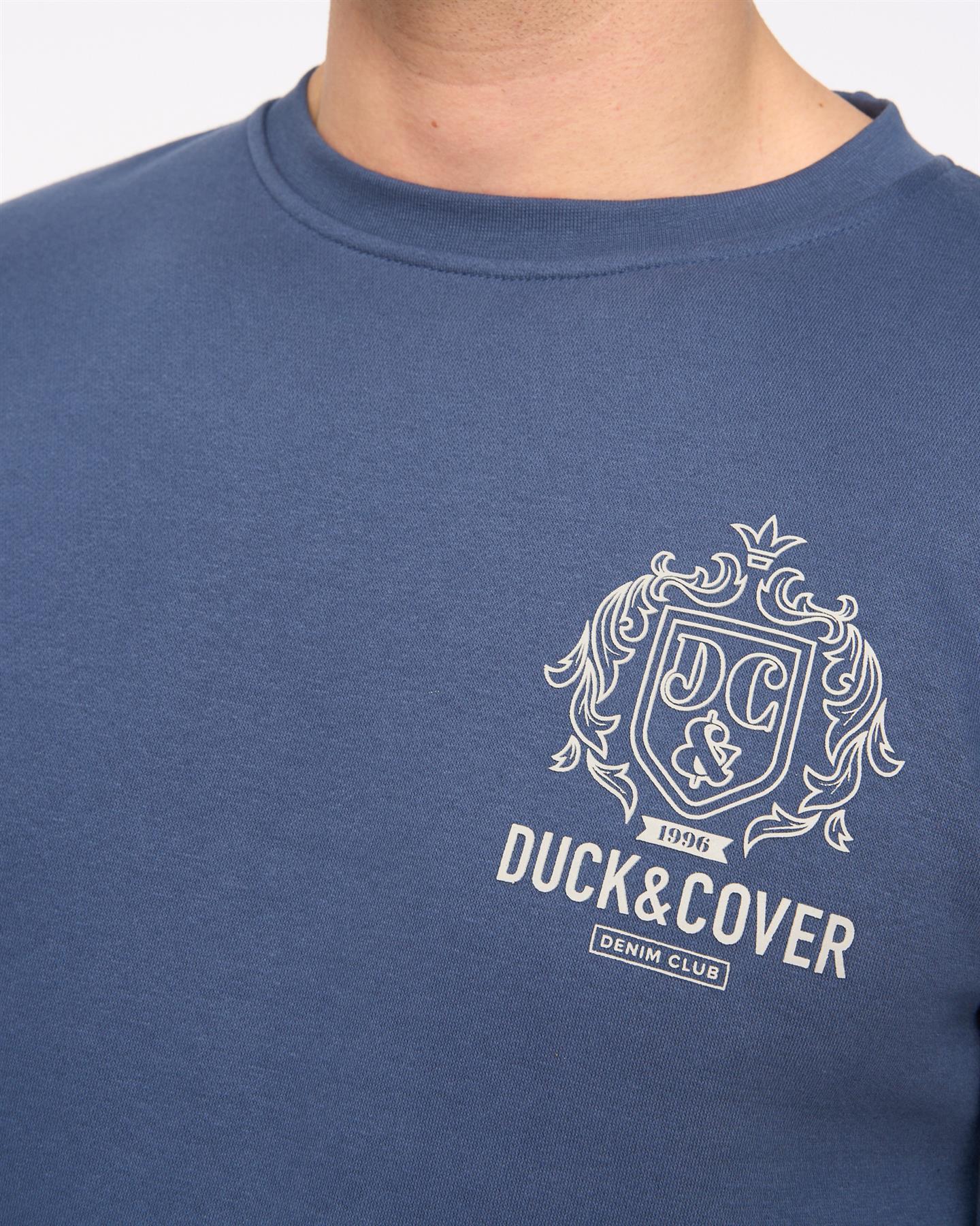 Stoneham Crew Sweat Denim Blue - Image 6