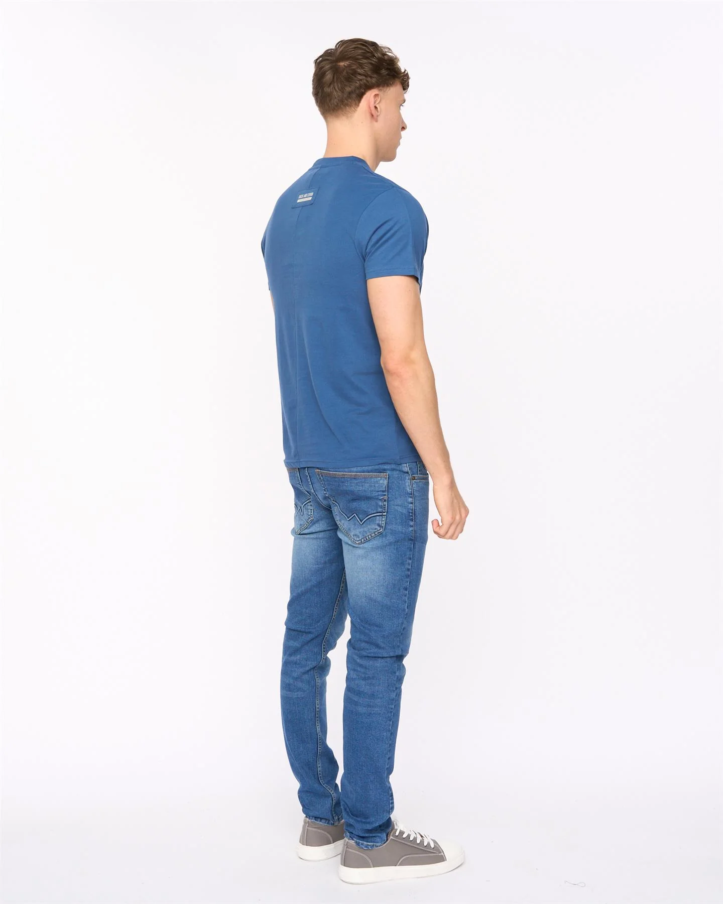Stoneham T-Shirt Denim Blue - Image 4