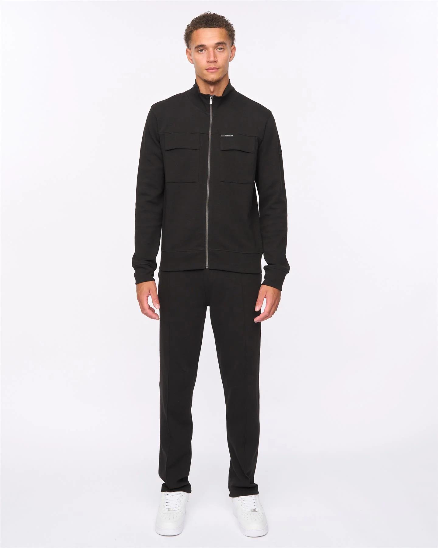 Tames Zip Thru Sweat Black - Image 3