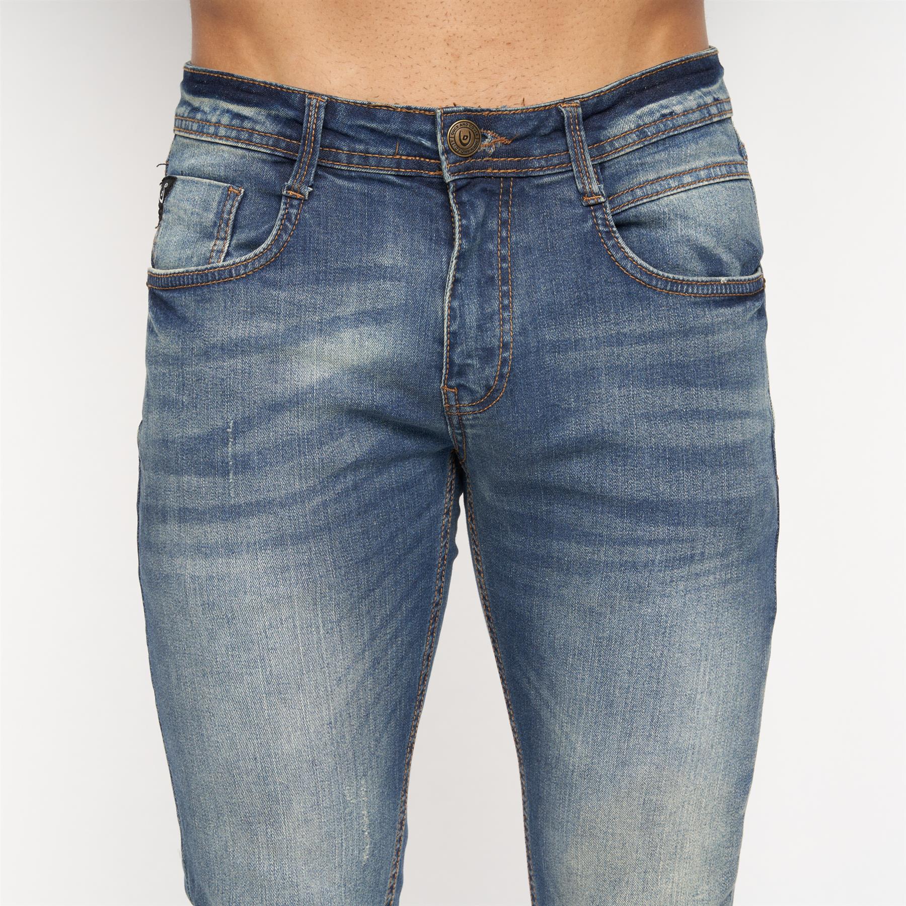 Tranfold Slim Fit Jeans Tinted Blue - Image 6