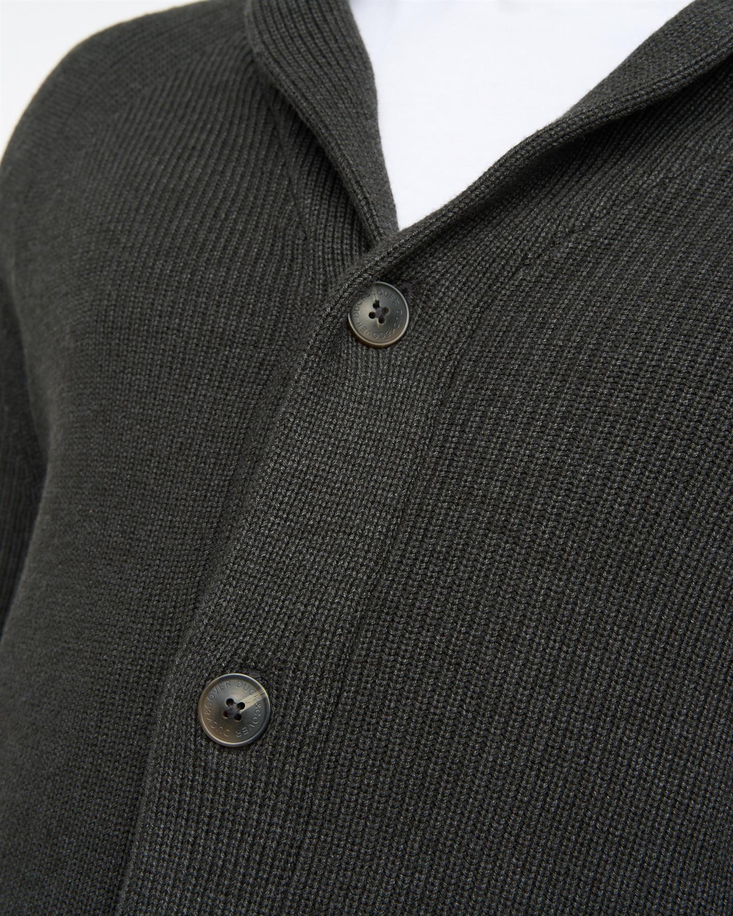 Venosa Shawl Cardigan Charcoal - Image 6