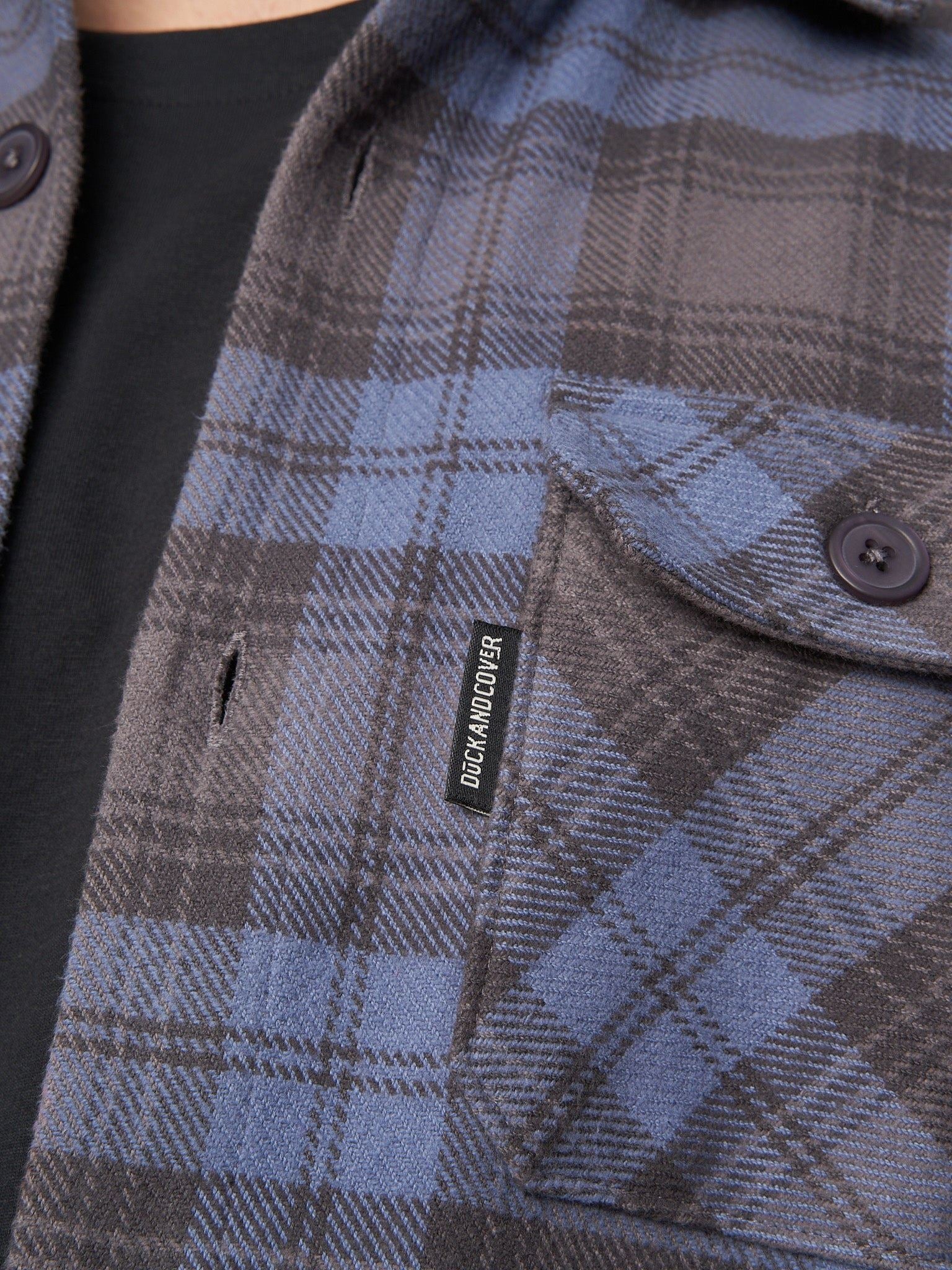 Willington Overshirt Blue Check - Image 6