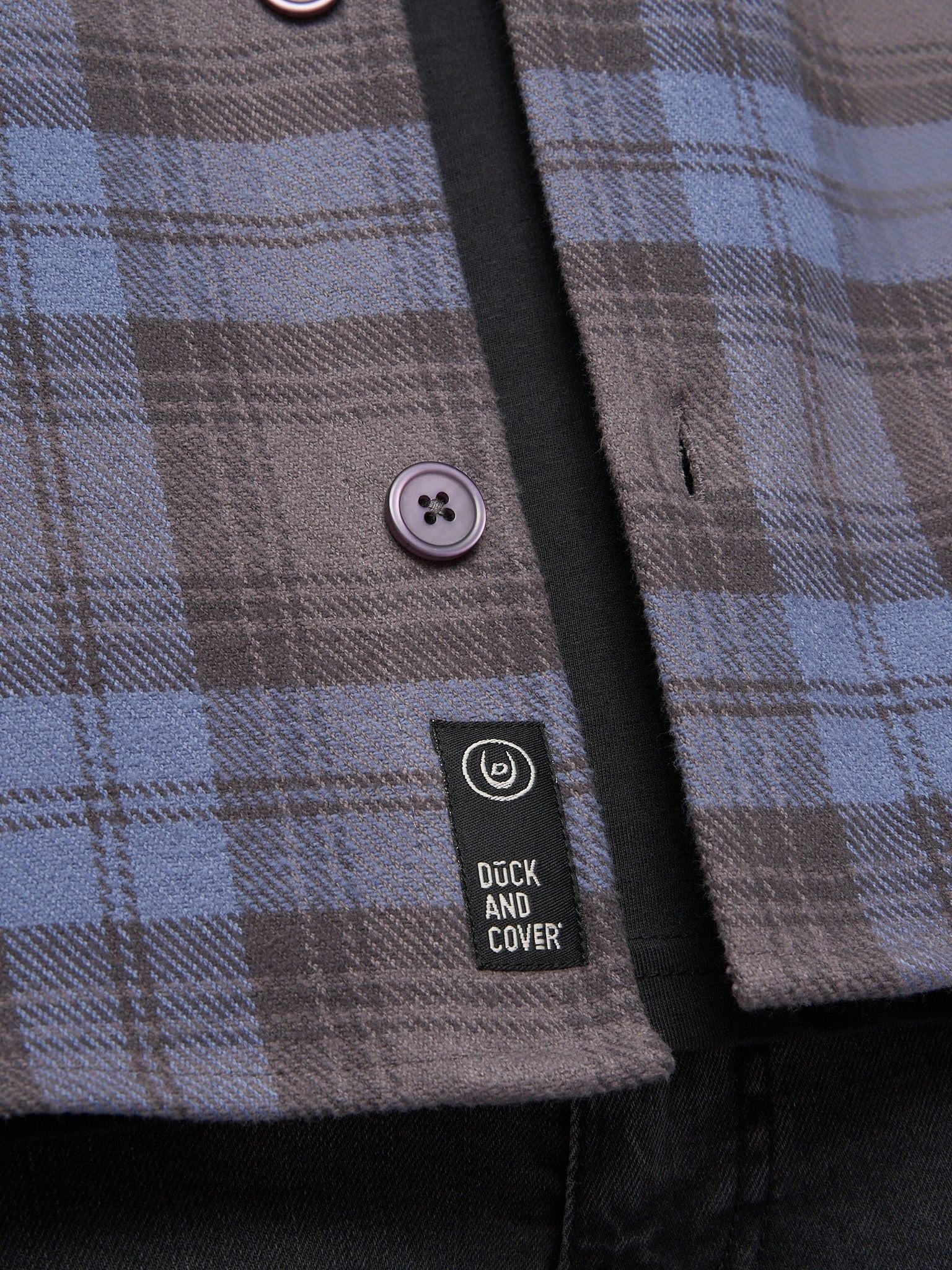 Willington Overshirt Blue Check - Image 7