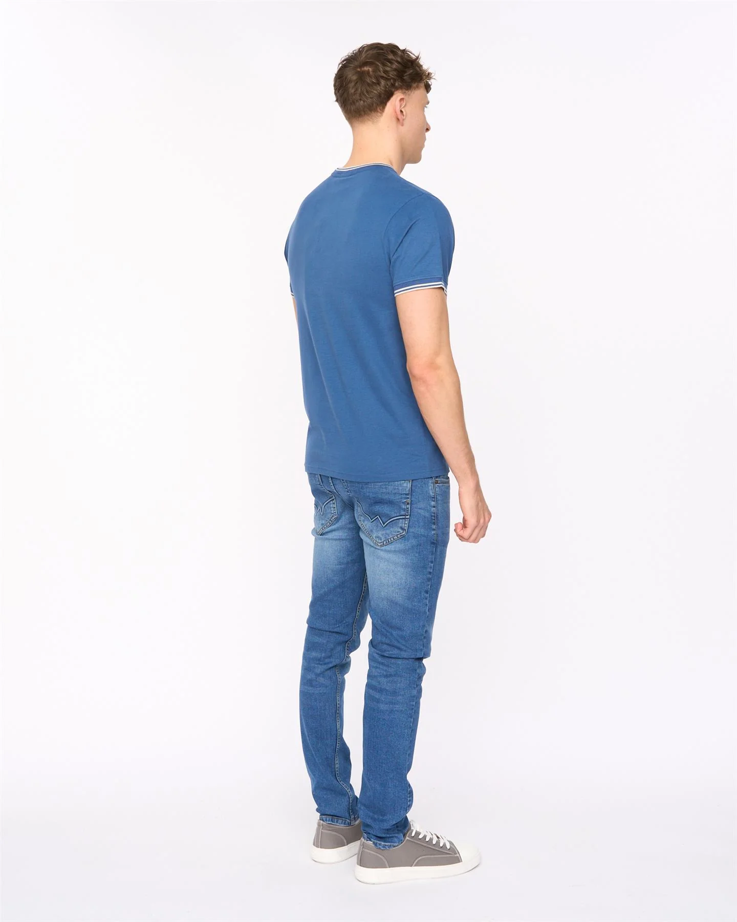 Wrentham T-Shirt Denim Blue - Image 4